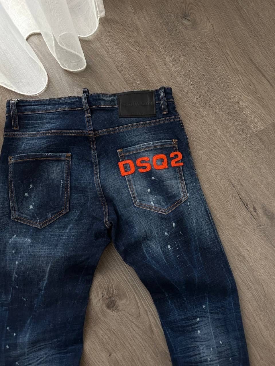 Dsquared2 × Vintage Vintage Disquared2 Denim Big Logo Pants Size US 32 / EU 48 - 5 Thumbnail