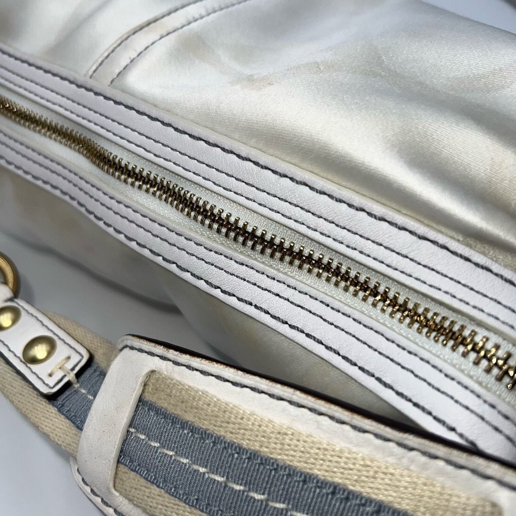 Coach Coach Vintage Ivory on White Signature Hobo Bag Size ONE SIZE - 12 Thumbnail
