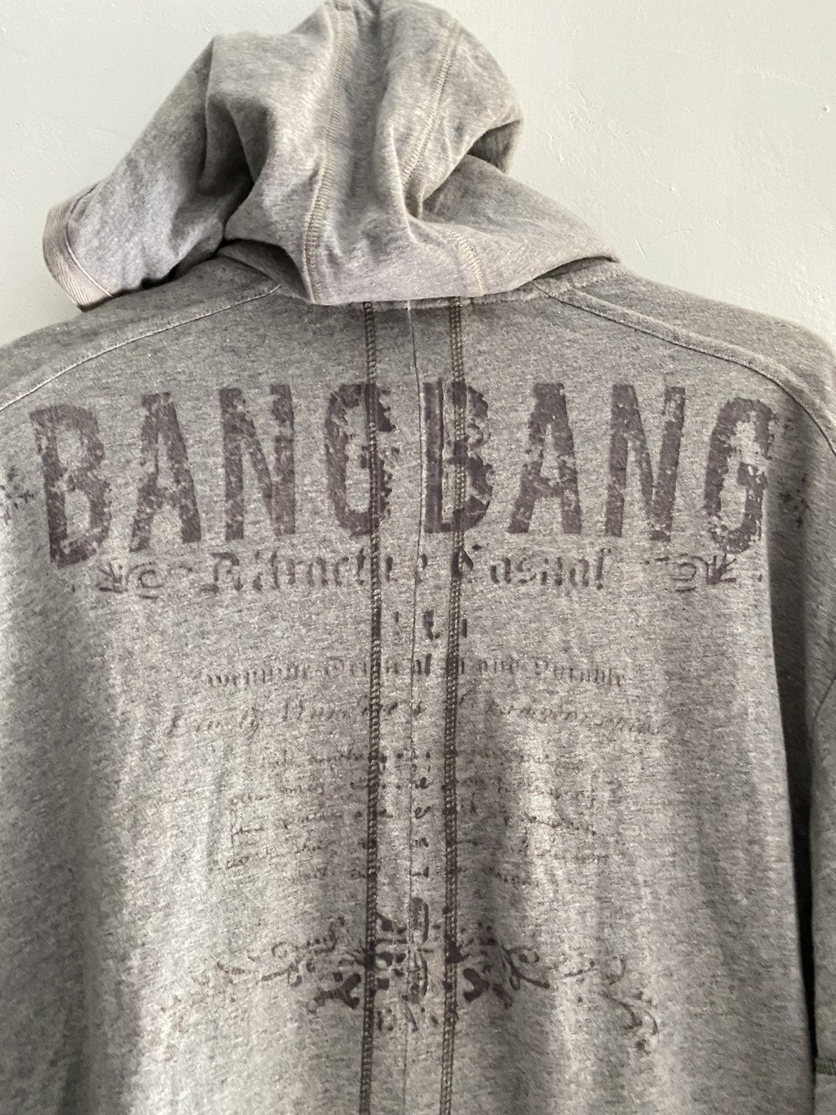 If Six Was Nine × Japanese Brand × Le Grande Bleu (L.G.B.) Vintage bang bang poem double layers striped hoodie Size US L / EU 52-54 / 3 - 4 Thumbnail