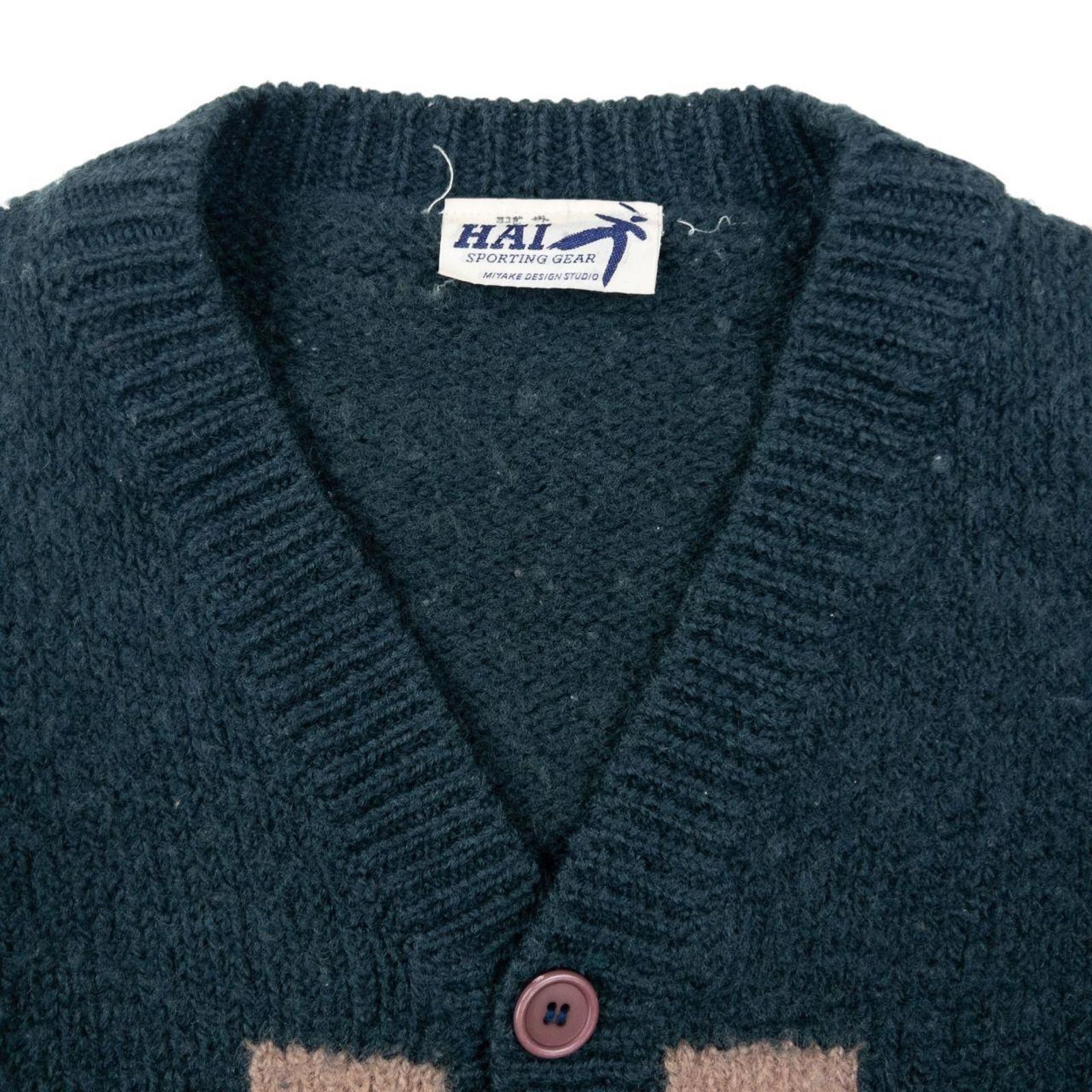 Vintage 90s Hai Sporting Gear By Issey Miyake Knit Cardigan