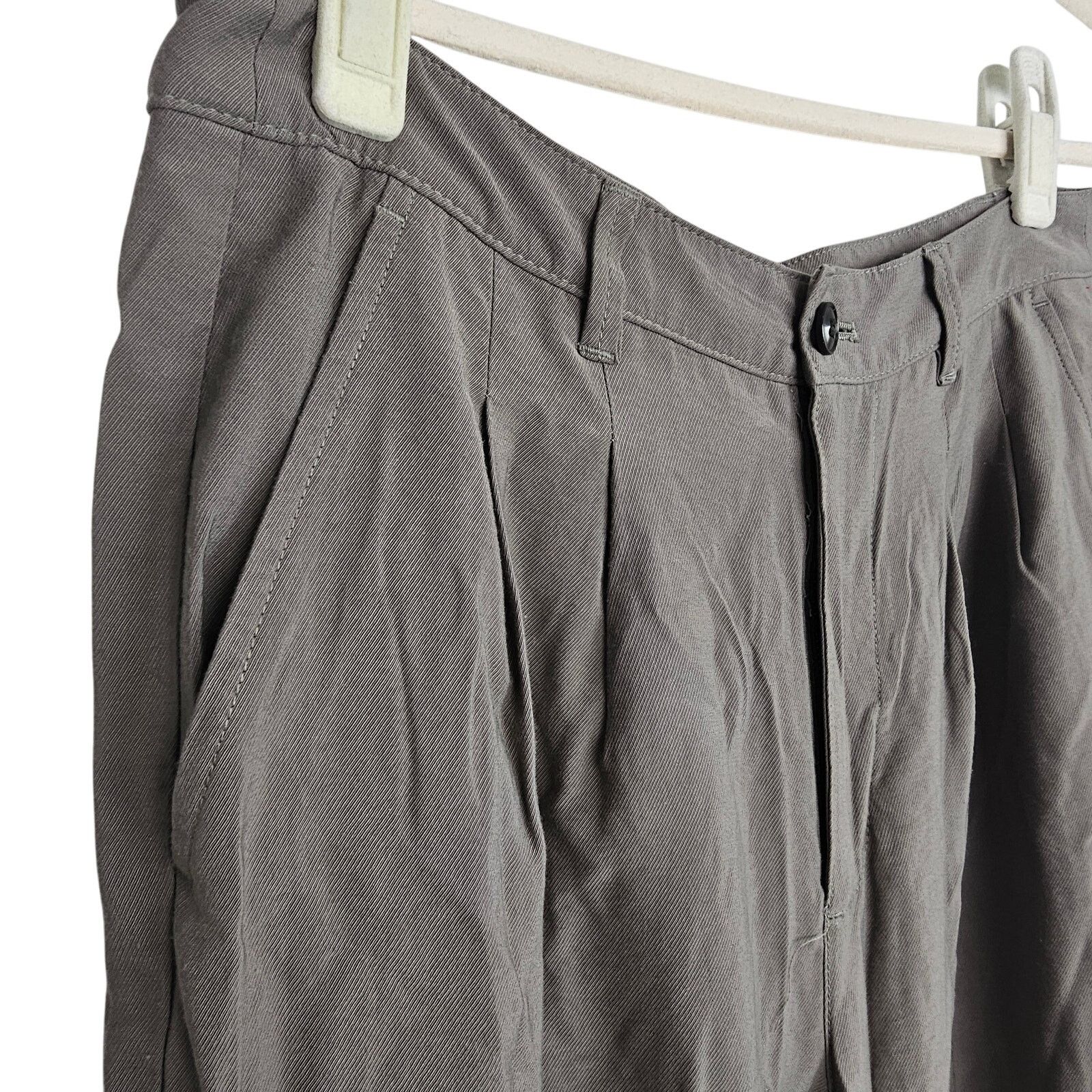 Madewell Madewell Womens Pleated Front Cropped Trouser Pants Size 8 Size 30" / US 8 / IT 44 - 4 Thumbnail