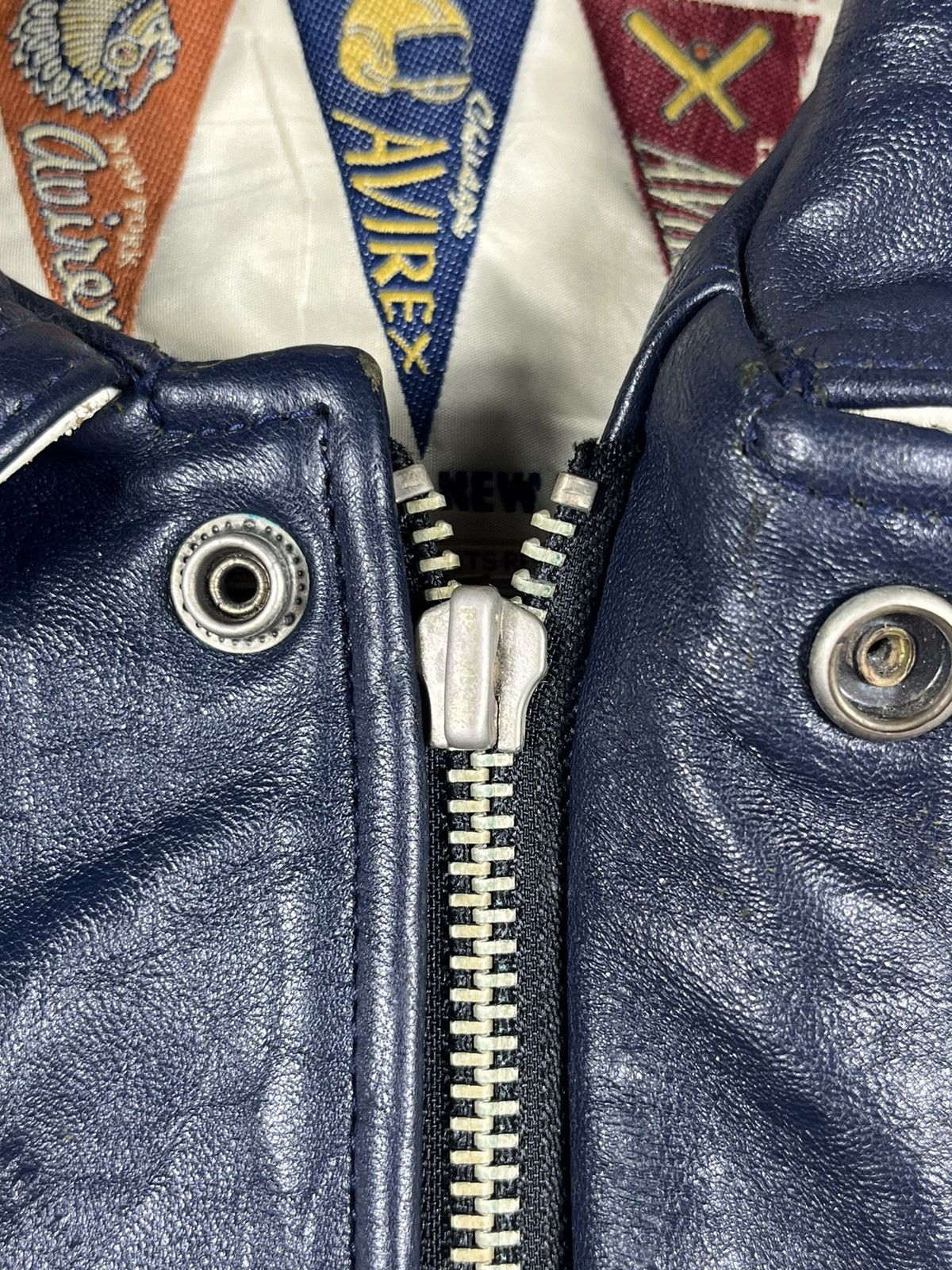 Avirex Avirex Leather Varsity Vintage Jacket Size US XXL / EU 58 / 5 - 14 Thumbnail
