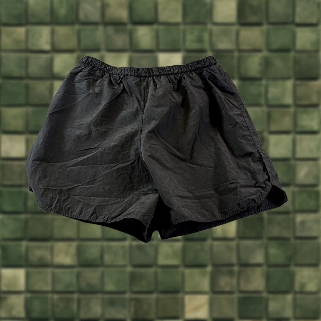 Vintage US Army 2XL Trunks Shorts Men Black Drawstring Athletic Casual 5 Inseam Nylon Logo Size US 39 - 1 Thumbnail