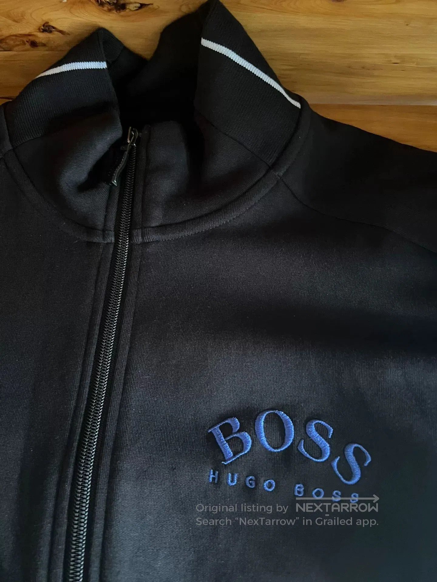 Hugo Boss Boss Black Cotton Jacket. Size US S / EU 44-46 / 1 - 9 Thumbnail