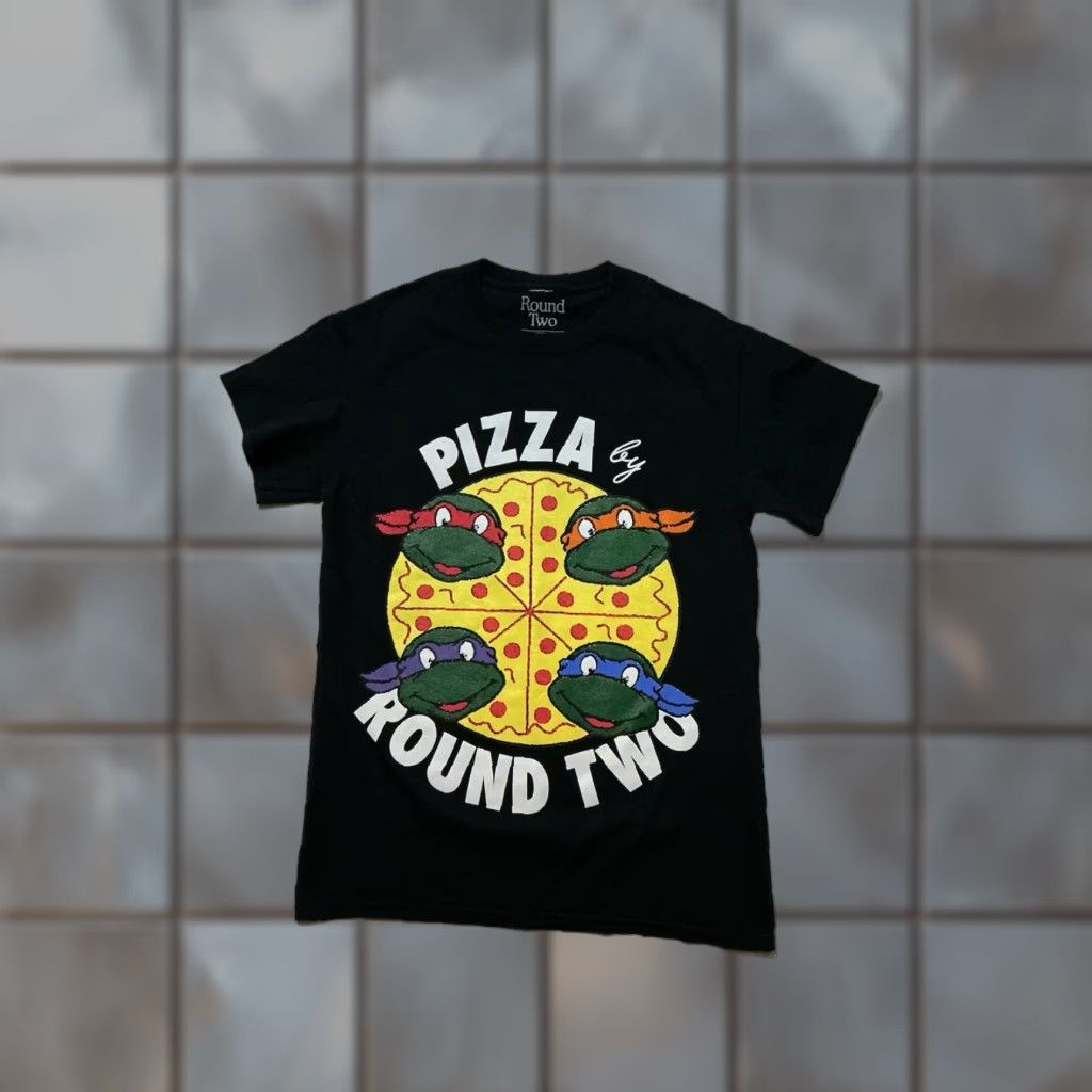 Round Two VINTAGE Round Two Sean Wotherspoon Plant Based Pizza Ninja Turtles Graphic T-Shirt Sz. S Size US S / EU 44-46 / 1 - 1 Thumbnail