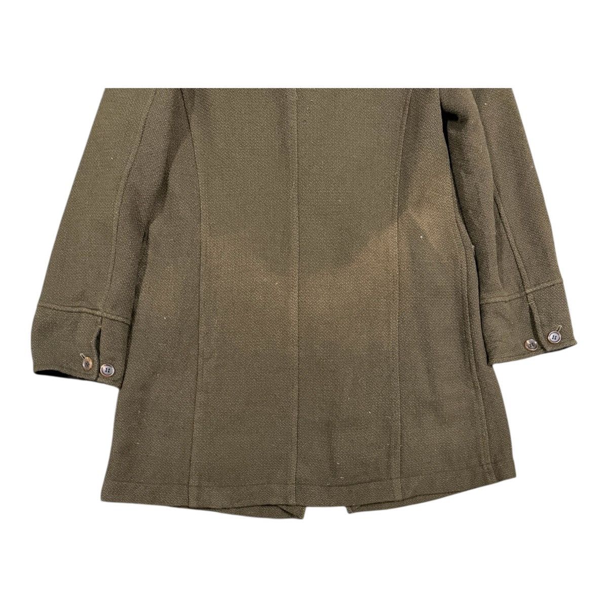 If Six Was Nine Vtg🔥Qua-Drille Salt & papper Buttoned Trench Coat Jacket Size US M / EU 48-50 / 2 - 9 Thumbnail