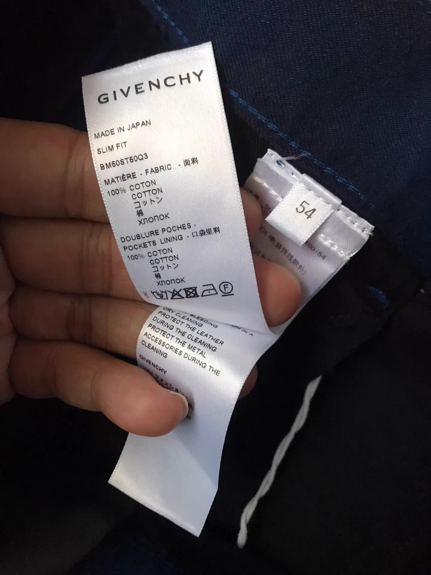 Givenchy Givenchy Cotton Checked Distressed Pants Size 54 (S) Size US 38 / EU 54 - 6 Thumbnail