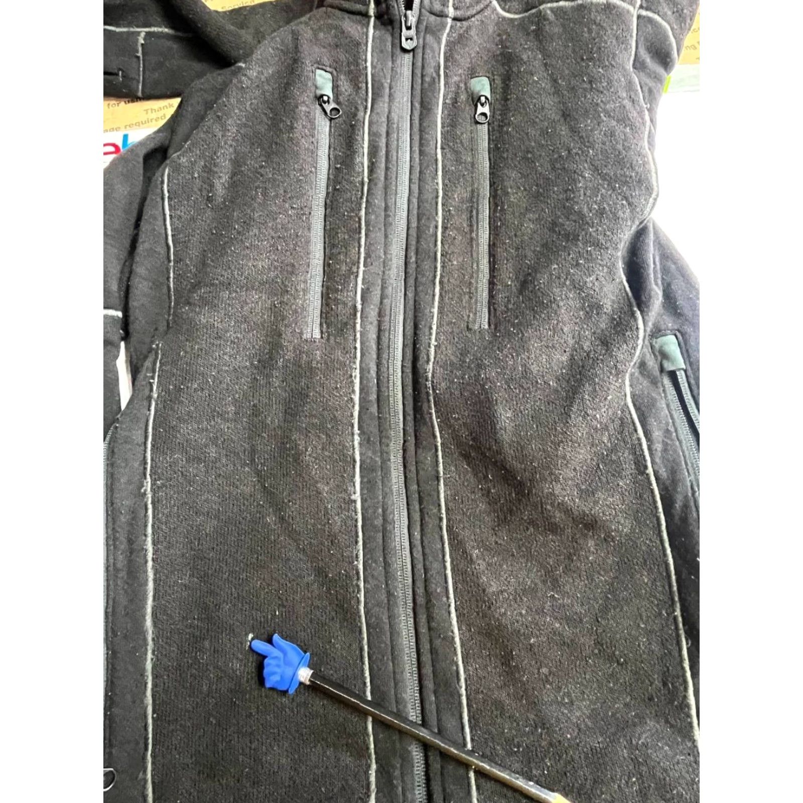 Born Kuhl Jacket Full Zip Hooded Outdoor Windbreaker Black Small Unisex Adults Pockets Zipped Pockets Thermal Hiking walking Regular Size S Size US S / EU 44-46 / 1 - 6 Thumbnail
