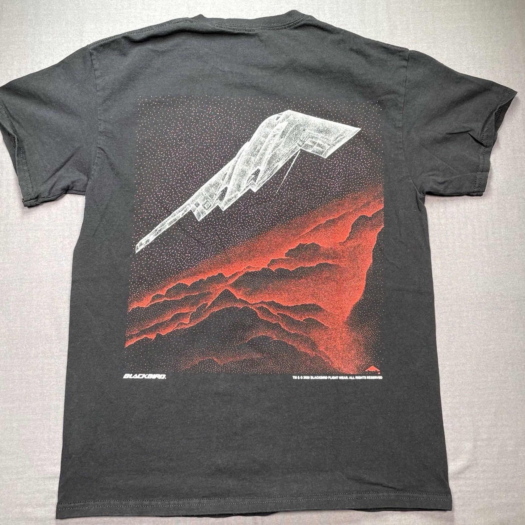Gildan Blackbird B-2 Stealth Bomber AOP Shirt Military Planes Shirt Medium Black Mens T-Shirt M Gildan Size US M / EU 48-50 / 2 - 6 Thumbnail