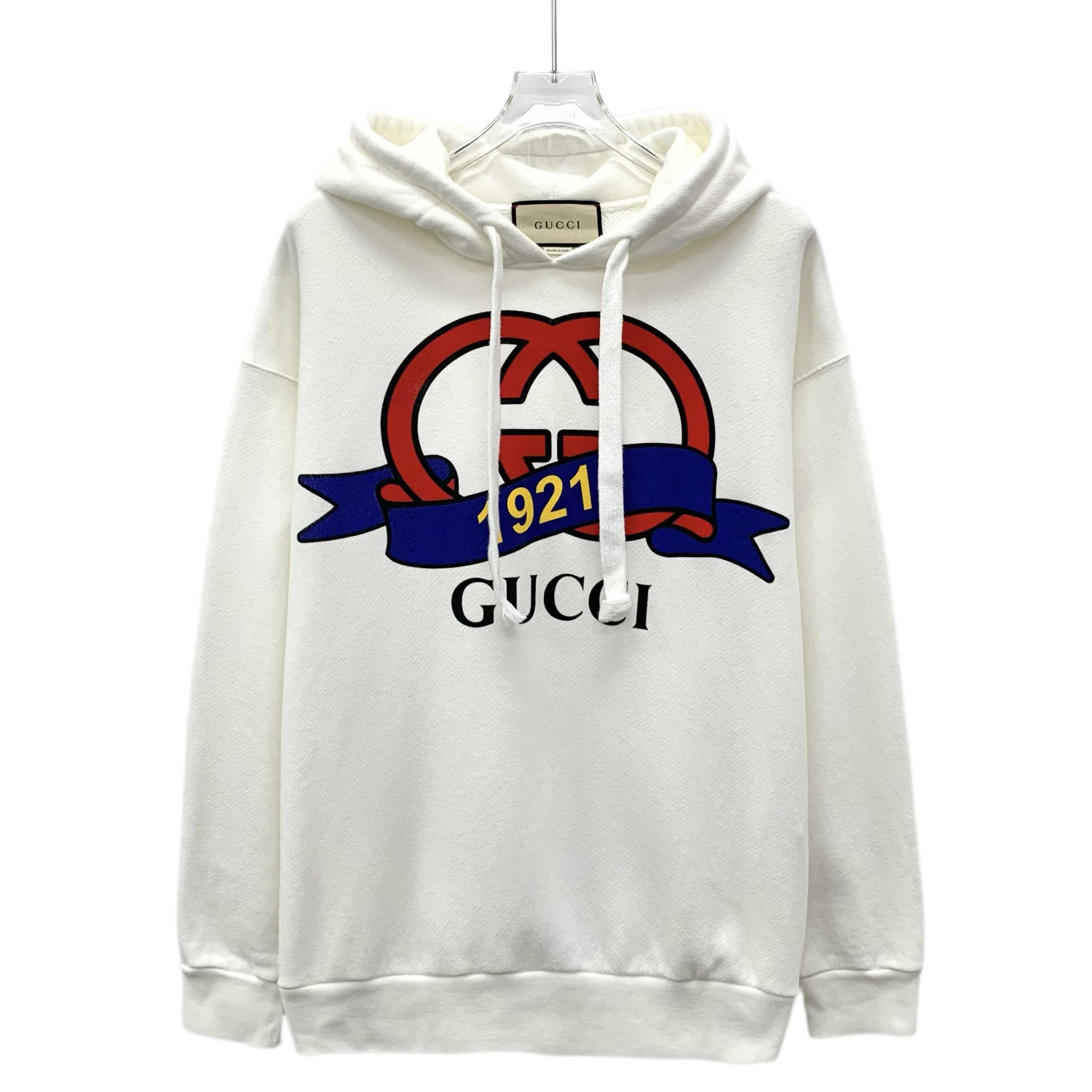 Gucci Gucci GG Logo Hoodie White (XS) Size US XS / EU 42 / 0 - 1 Thumbnail