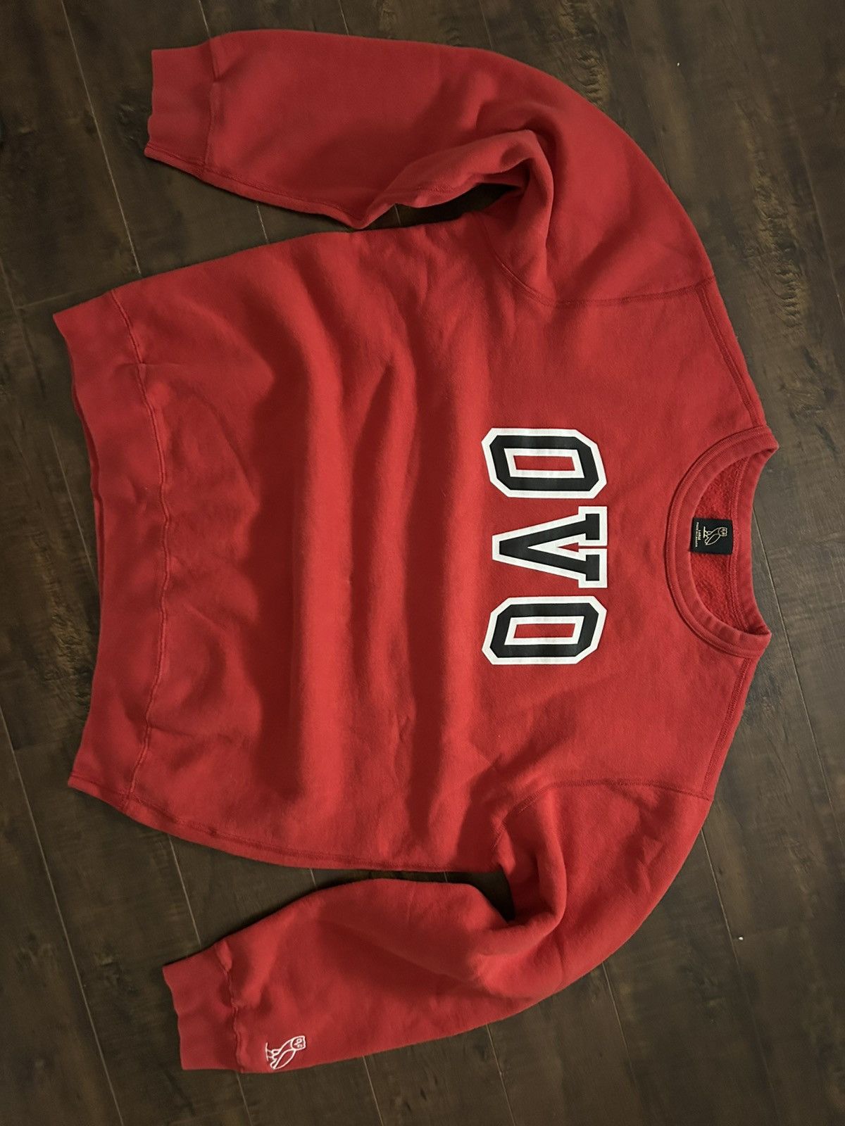 October's Very Own OVO Red Crewneck Size US L / EU 52-54 / 3 - 2 Thumbnail