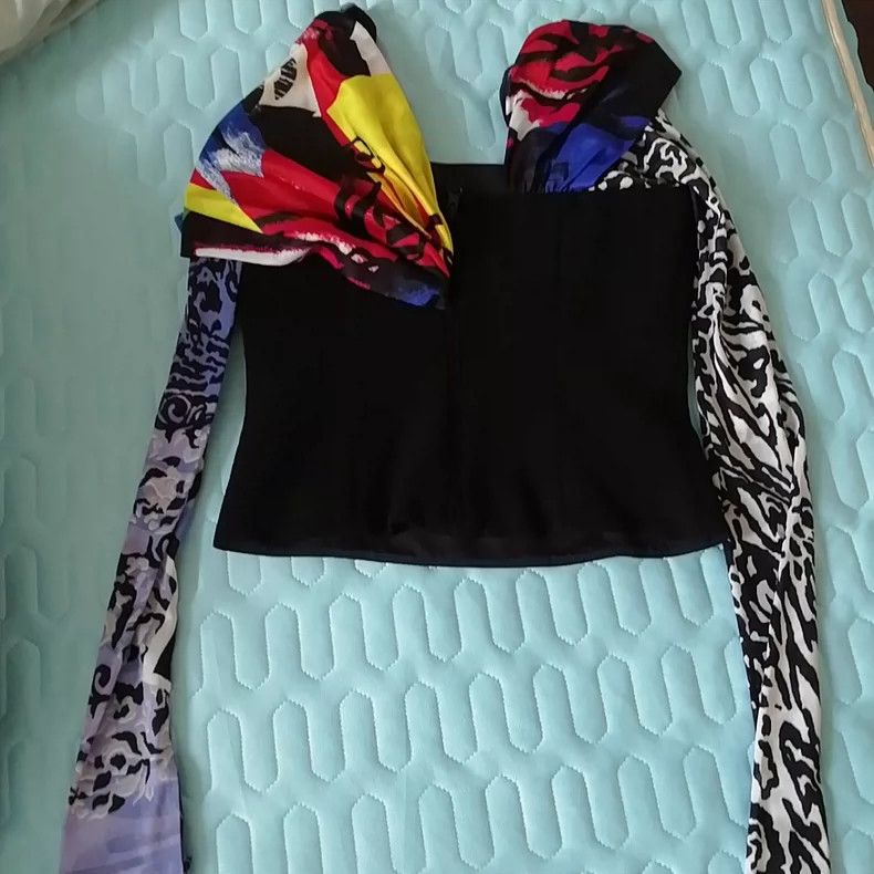 Versace Versace Fishbone waist long-sleeved shirt Size M / US 6-8 / IT 42-44 - 4 Thumbnail