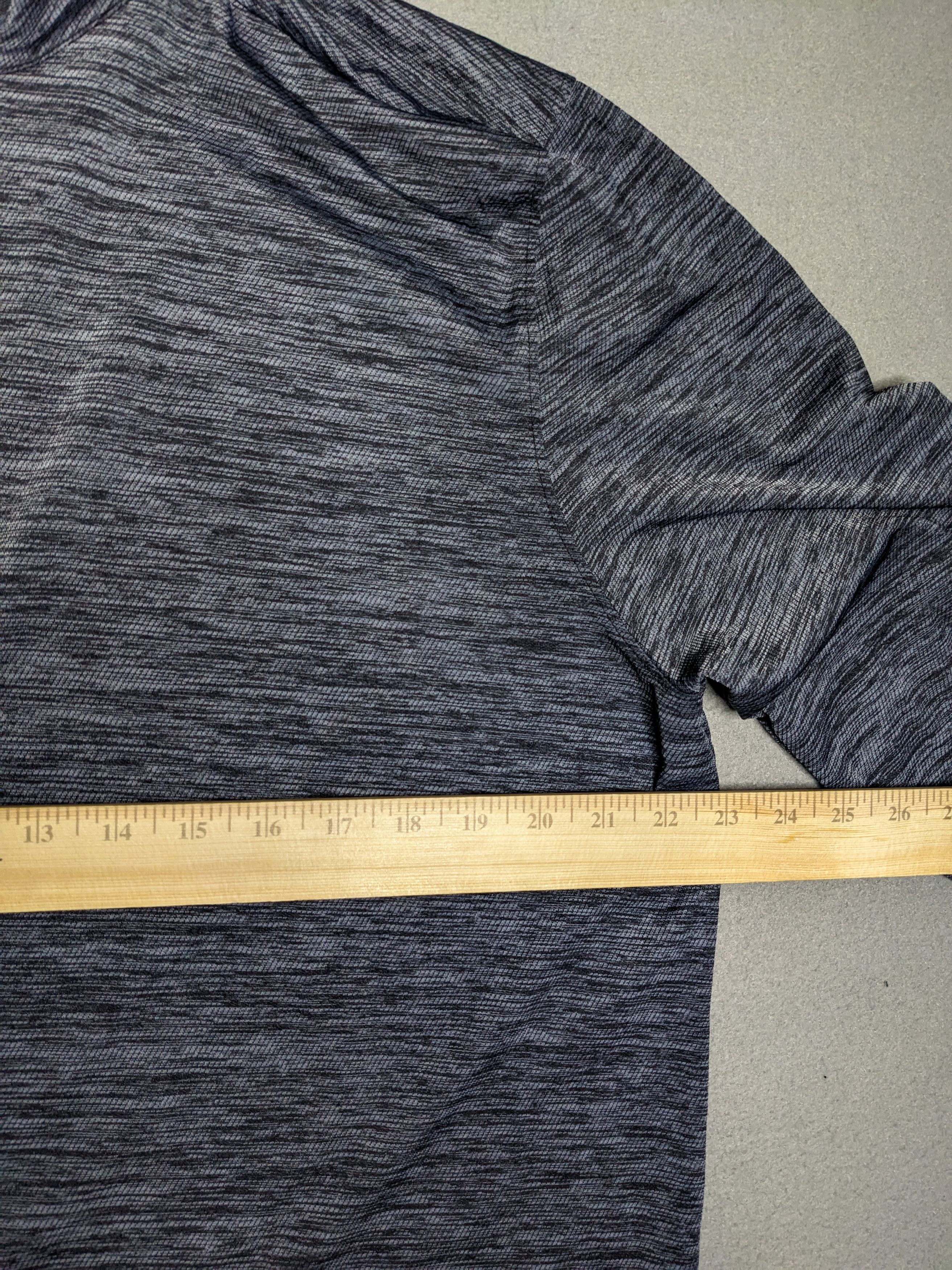 johnnie-O Johnnie O Glades Quarter Zip Mens Large Heather Black Golf Size US L / EU 52-54 / 3 - 11 Thumbnail
