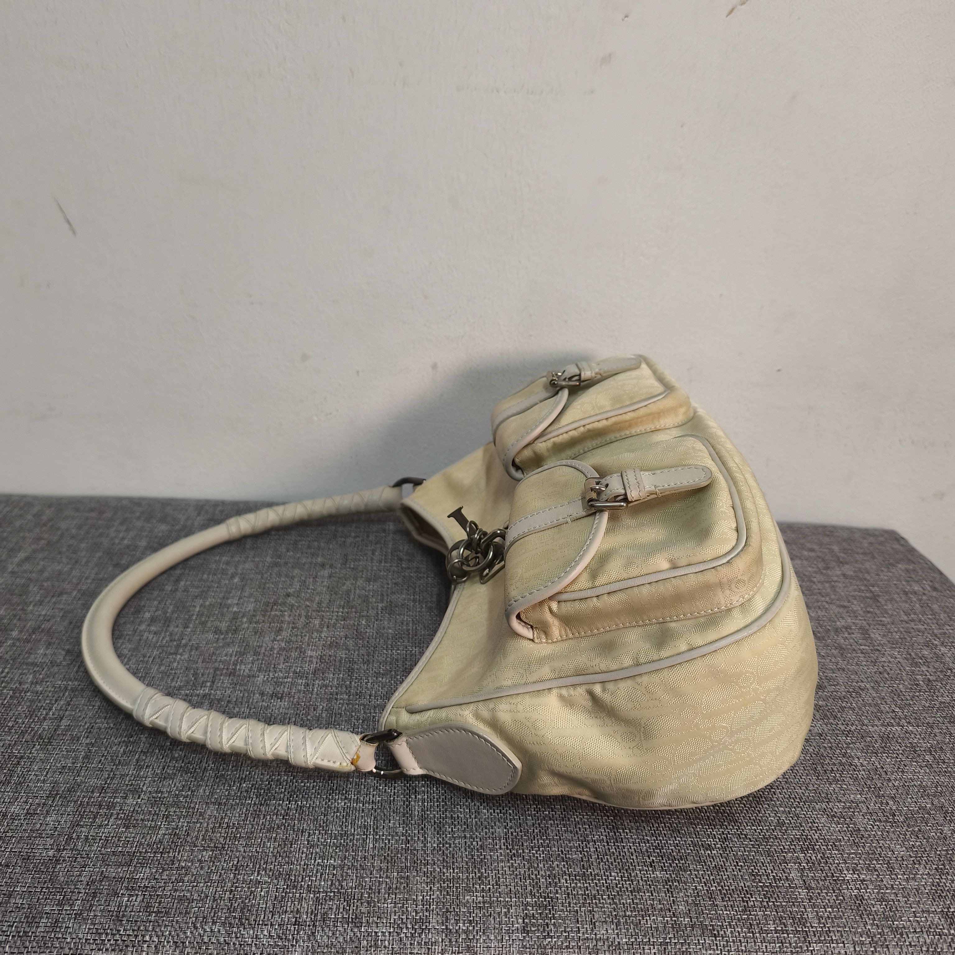 Dior Christian Dior 2007 Shoulder Bag Cream- John Galliano Size ONE SIZE - 7 Thumbnail
