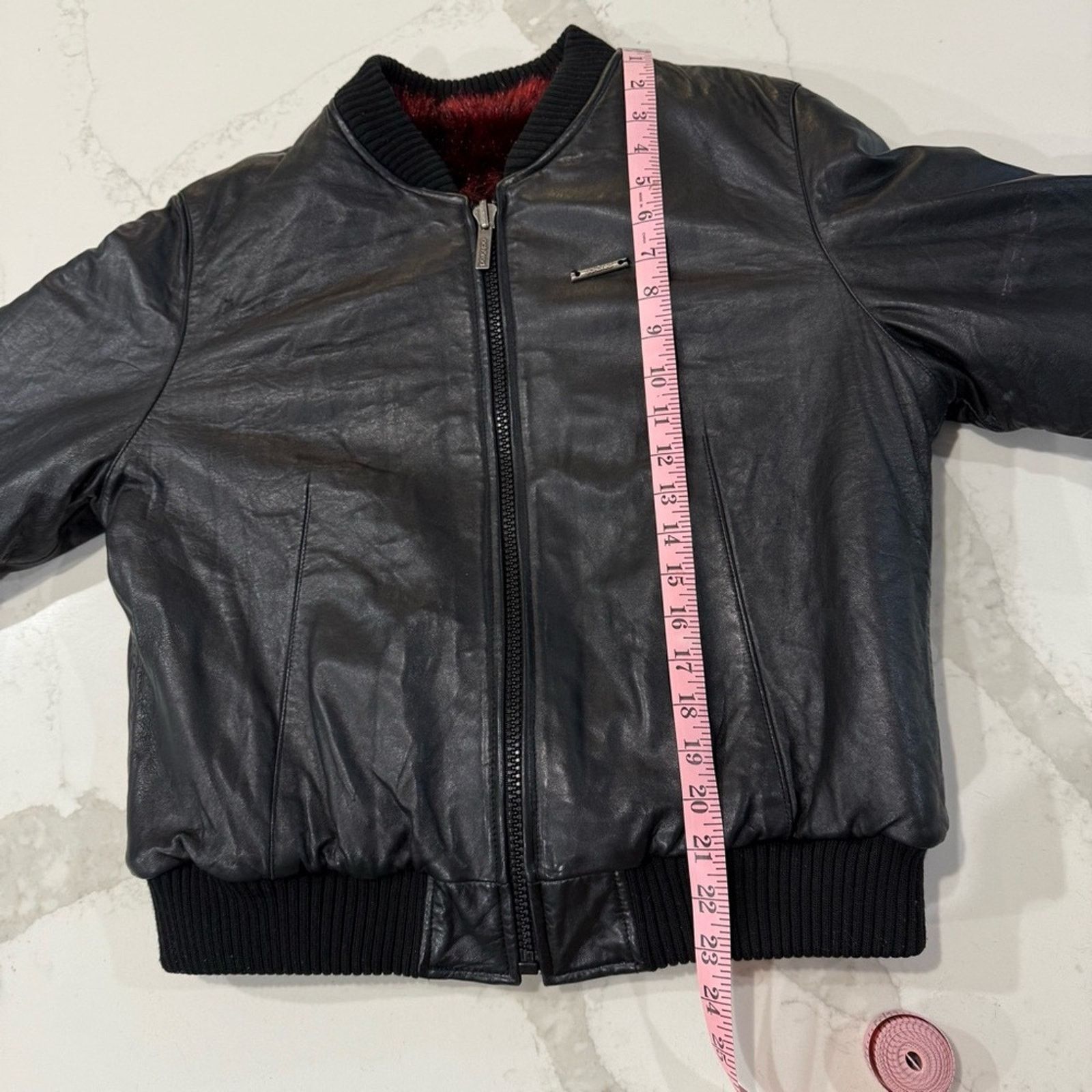 Ecko Unltd. Vintage Y2K Ecko Unltd. Reversible Leather Jacket Womens L Size L / US 10 / IT 46 - 16 Thumbnail