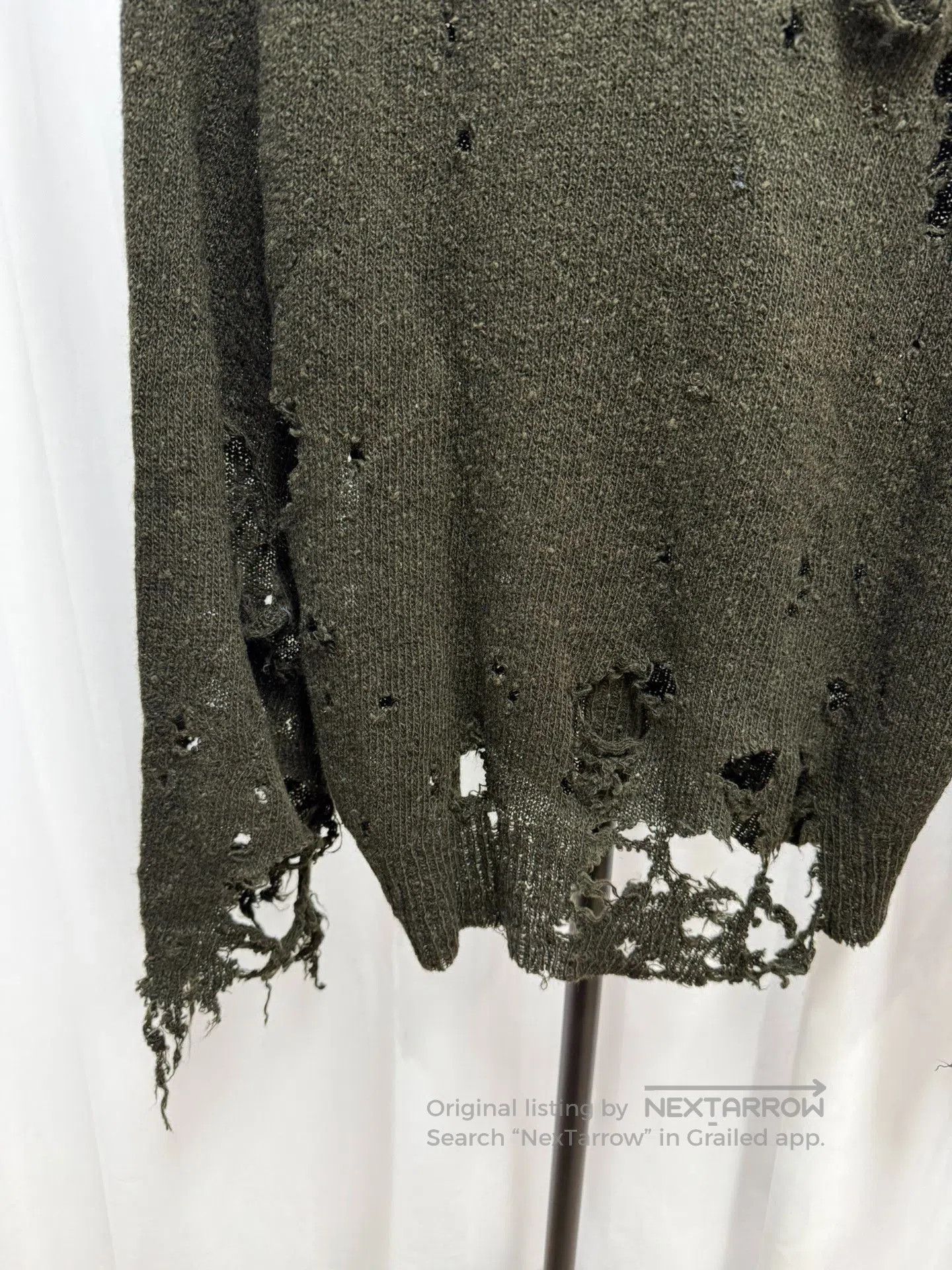 Comme des Garcons Homme Plus Comme des Garcons Homme 90s Distressed Sweater. Size US M / EU 48-50 / 2 - 7 Thumbnail