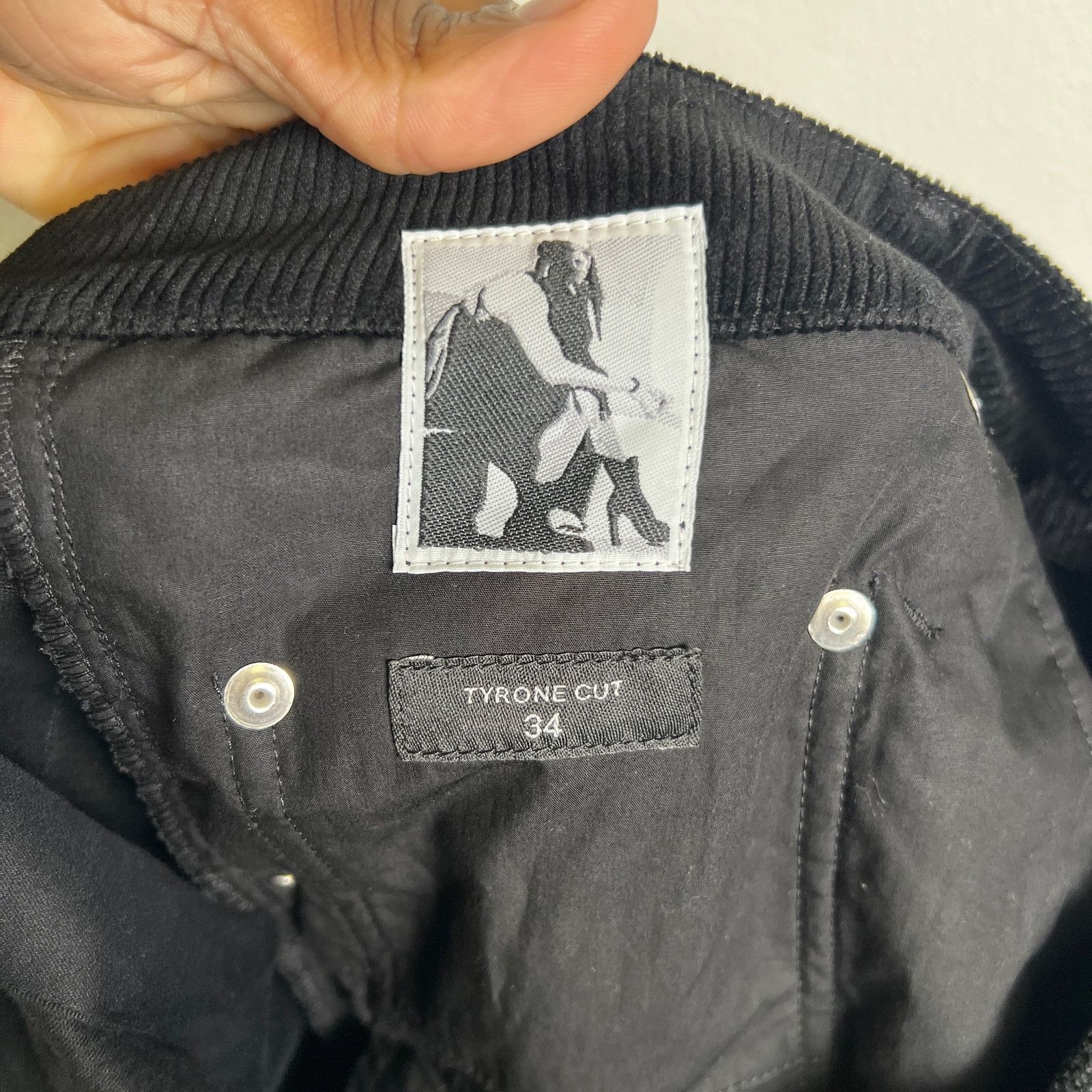 Rick Owens Drkshdw Rick Owens Drkshdw Corduroy Tyrone Cut Pants Size 34 Size US 34 / EU 50 - 3 Thumbnail