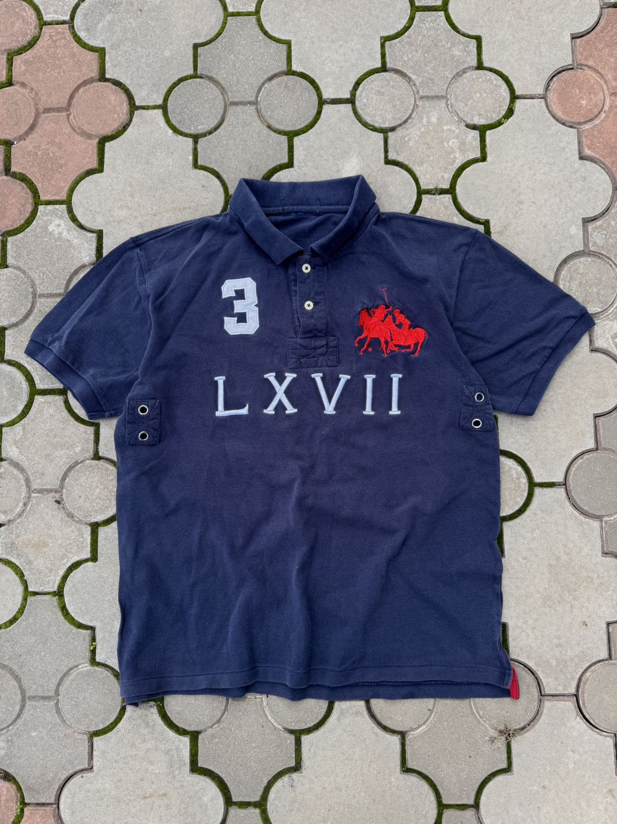 Vintage Vintage Faded Ralph Lauren Big Pony Polo Chief Keef Y2K USA Size US M / EU 48-50 / 2 - 1 Thumbnail