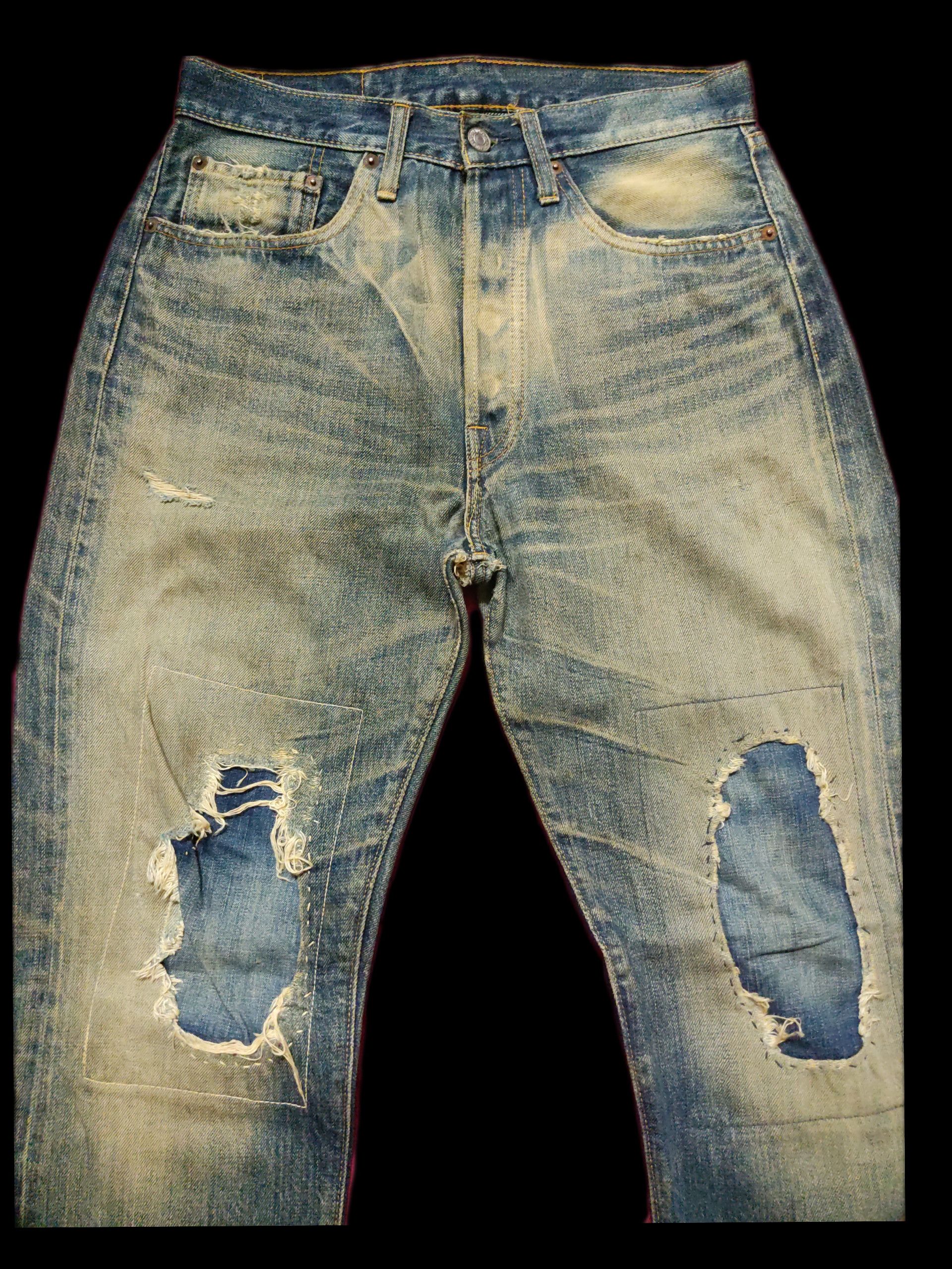 Sugar Cane × Toyo Enterprises Vintage Sugar Cane & co Jeans distress Single Digit Size US 28 / EU 44 - 7 Thumbnail