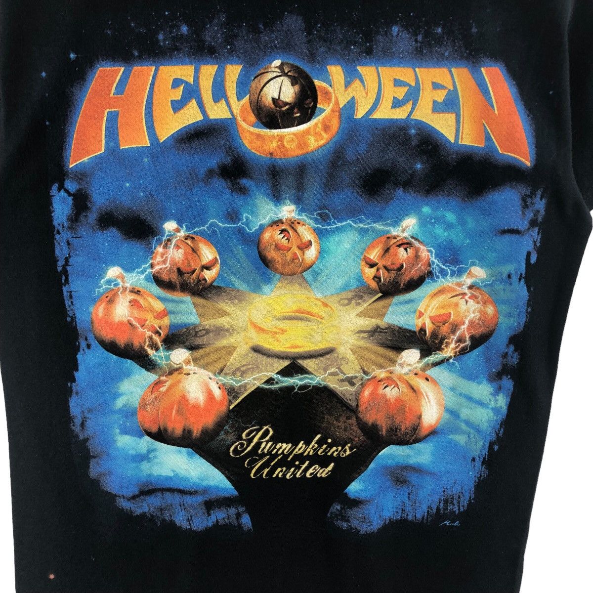 Band Tees × Vintage Pick!! HELLOWEEN Rock Band Top Tee Tshirt Size US S / EU 44-46 / 1 - 8 Thumbnail