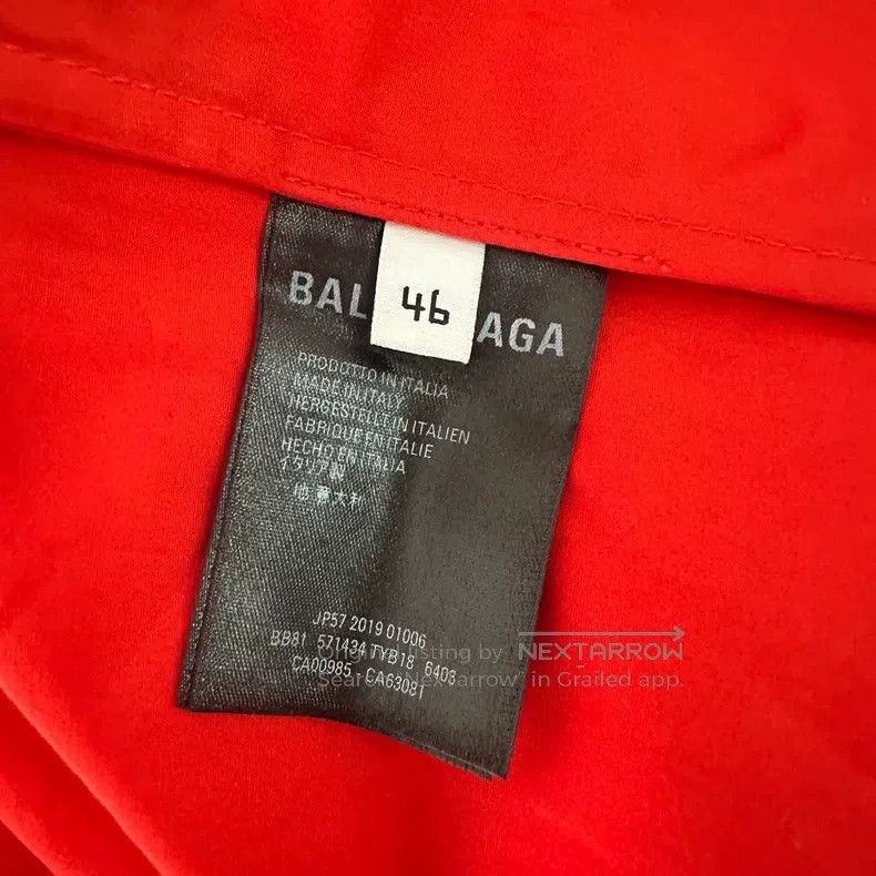 Balenciaga Balenciaga Zip-up color-block logo print jacket, men's, or Size US S / EU 44-46 / 1 - 6 Thumbnail