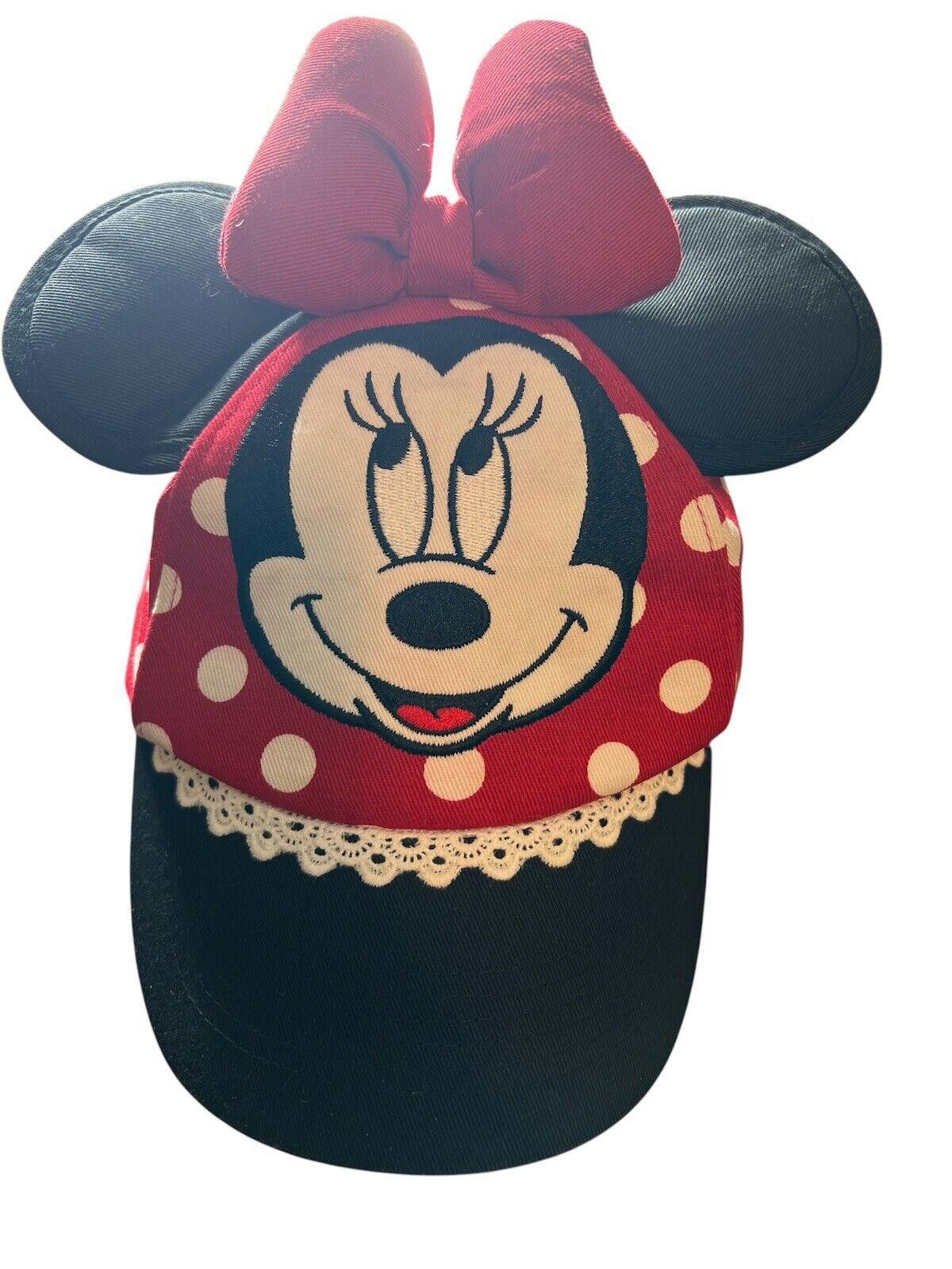 Disney Disney Parks Minnie Mouse Toddler Polka Dot Adjustable Hat Size ONE SIZE - 1 Thumbnail