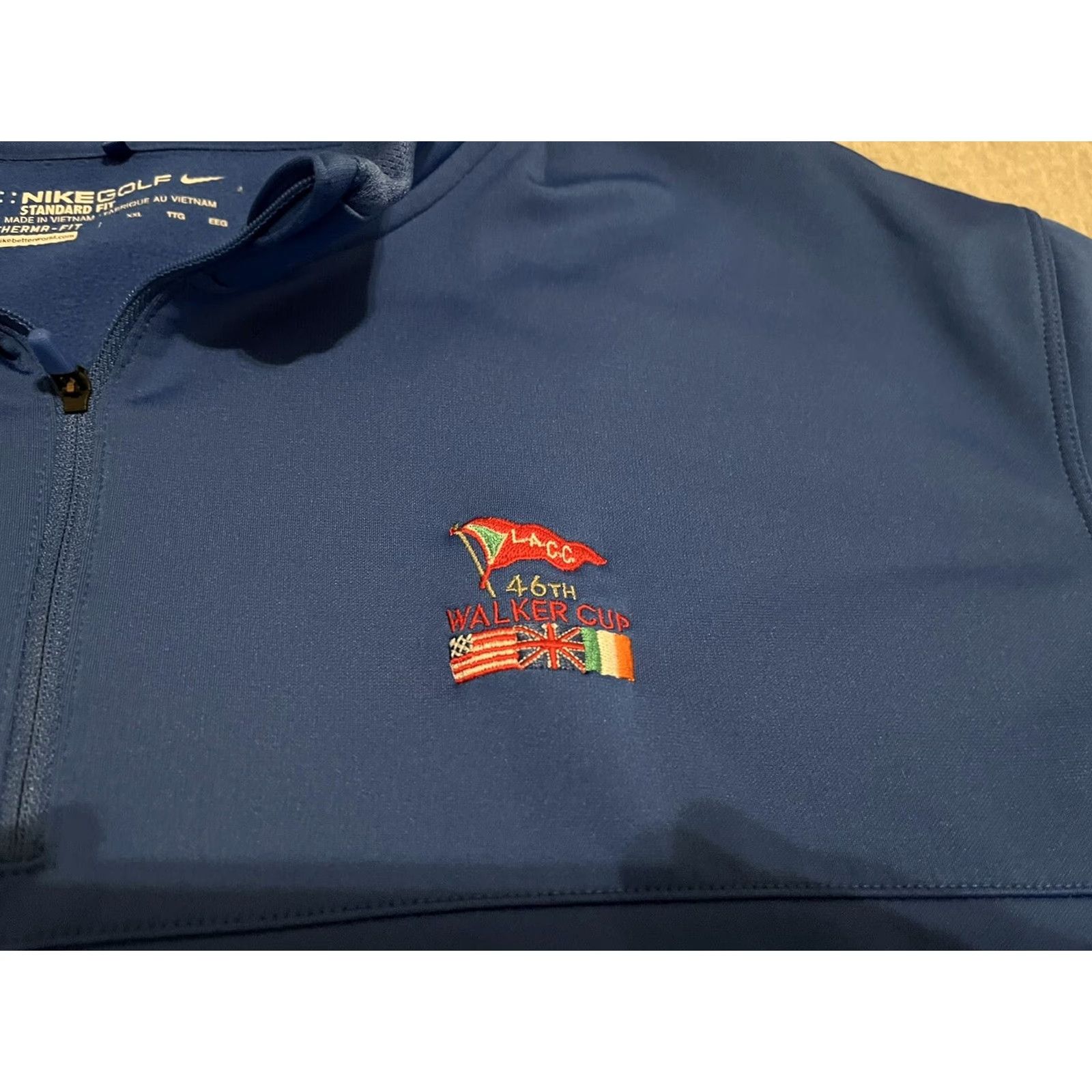 Nike Nike Golf LACC Los Angeles Country Club Blue Pullover Sweater Mens 2XL/XXL Size US XXL / EU 58 / 5 - 2 Thumbnail