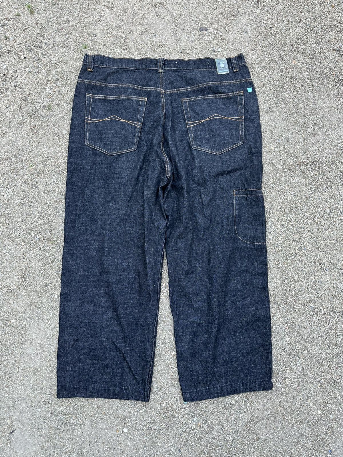 Japanese Brand AZZURÉ Love Life Denim Baggy Size US 42 / EU 58 - 2 Thumbnail