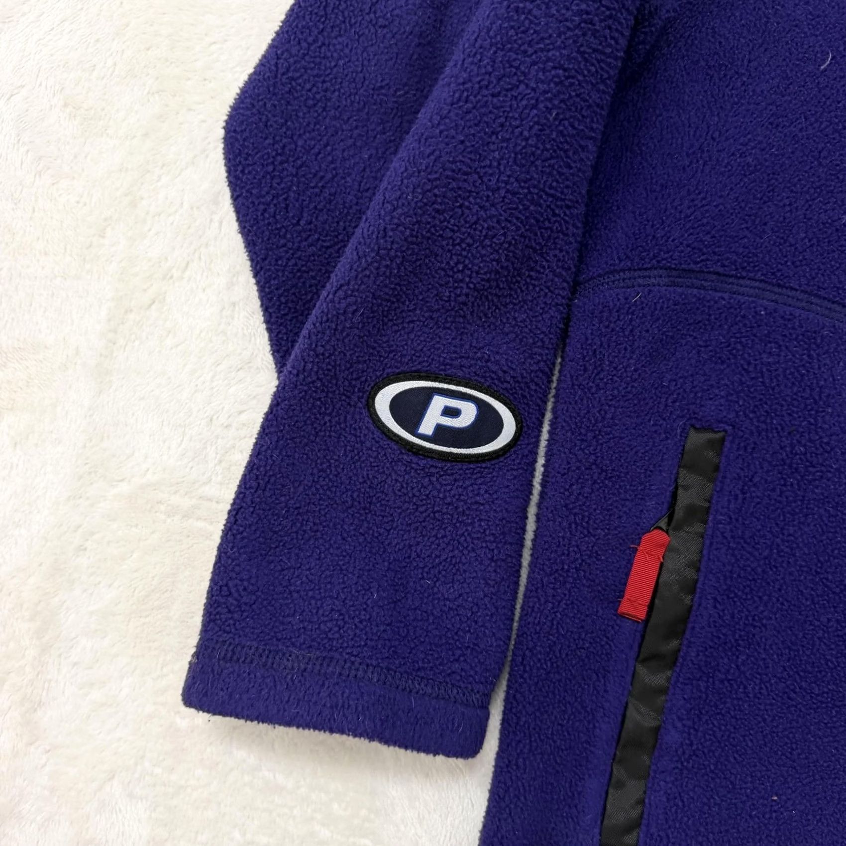 Polo Ralph Lauren Polo Ralph Lauren Sport Sweater Mens Large Purple 1/2 Zip Fleece Pullover Jacket Size US L / EU 52-54 / 3 - 7 Thumbnail