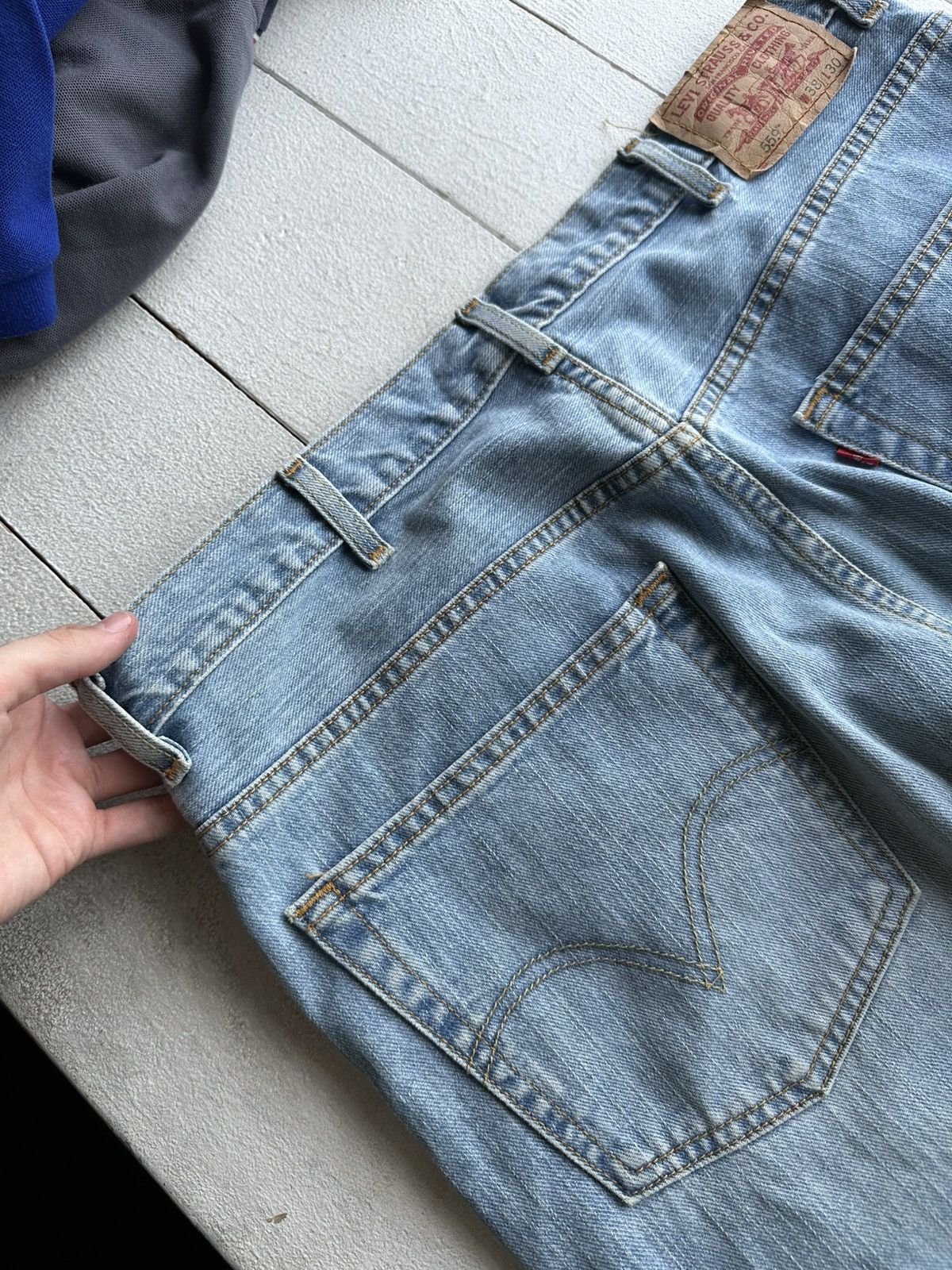 Levi's × Vintage 🚨Vintage 90s Levis Jeans 559 Relaxed Fit Light Wash Denim Size US 38 / EU 54 - 6 Thumbnail