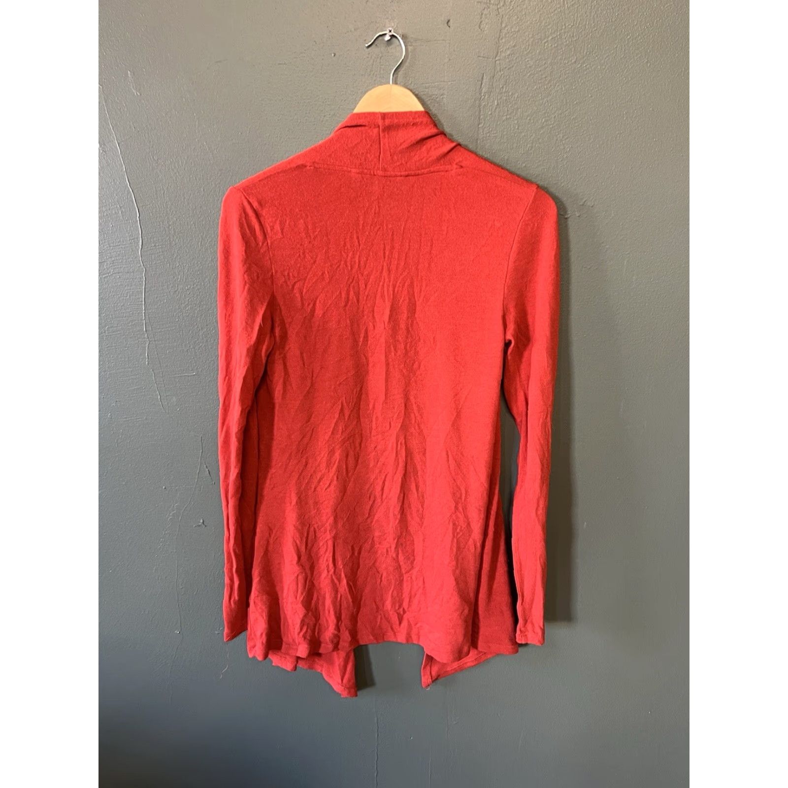Vintage 41 Hawthorn Womens Red Cardigan Sweater Open Front Long Sleeve Knit Size M Size M / US 6-8 / IT 42-44 - 2 Thumbnail