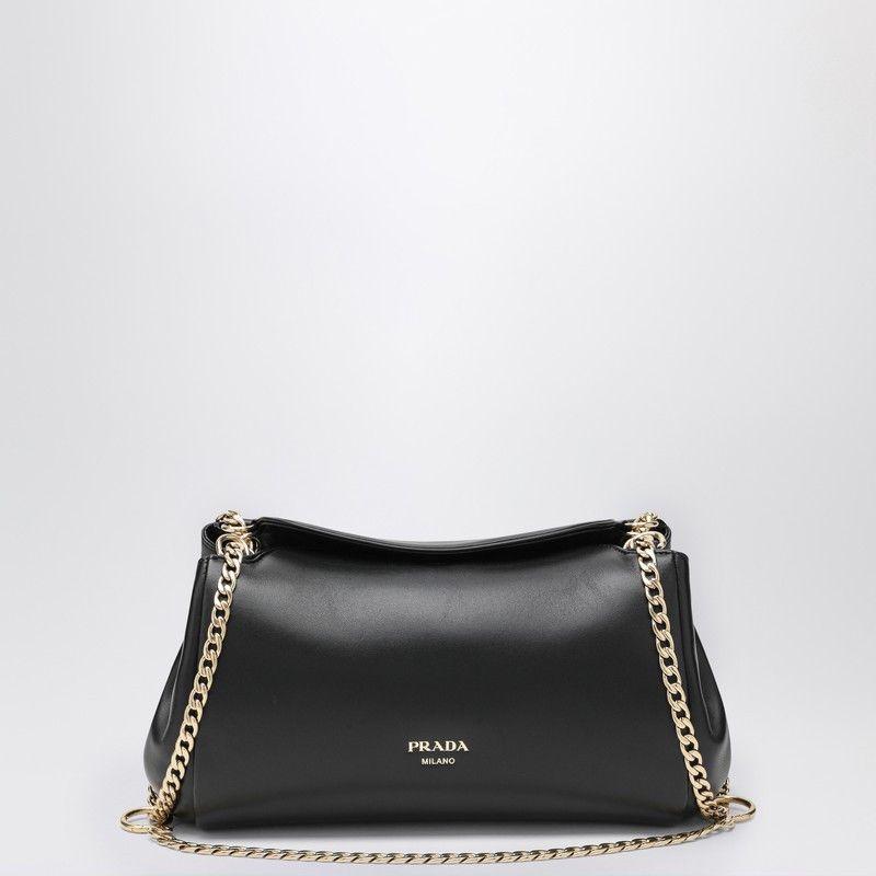 Prada Prada Small Black Nappa Tumult Bag Size ONE SIZE - 1 Thumbnail
