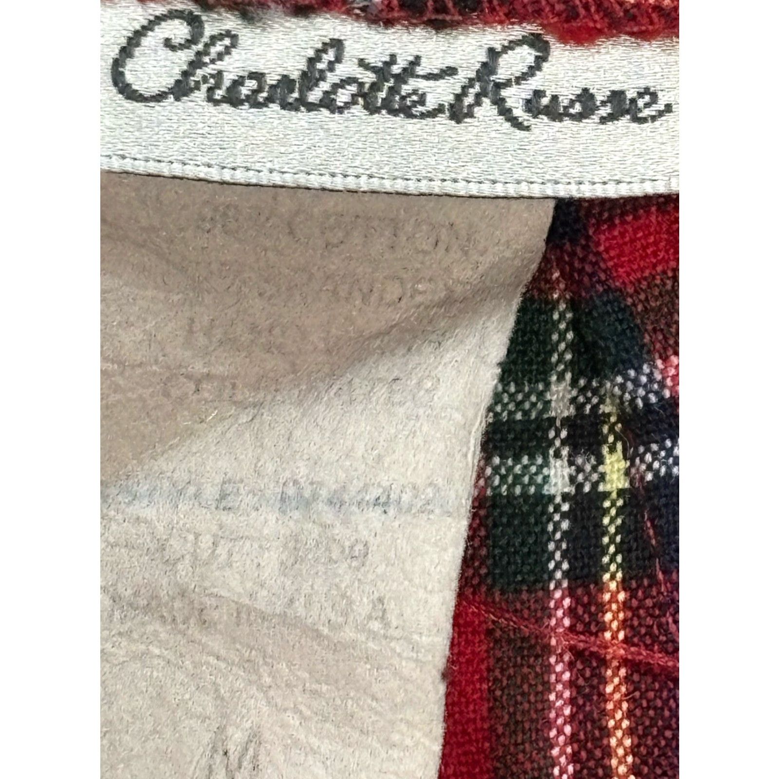 Vintage VINTAGE Charlotte Russe Plaid Mini Skirt M Red Tartan 90s Grunge Y2K School Girl Womens Size 32" / US 10 / IT 46 - 4 Thumbnail