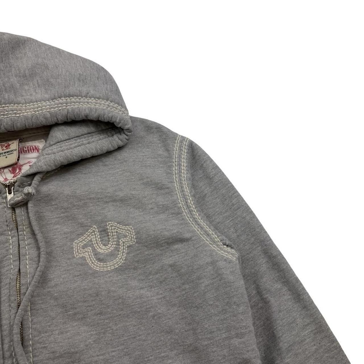 True Religion True Religion Triple Contrast Stitch Hoodie Gray - Small Size US S / EU 44-46 / 1 - 4 Thumbnail