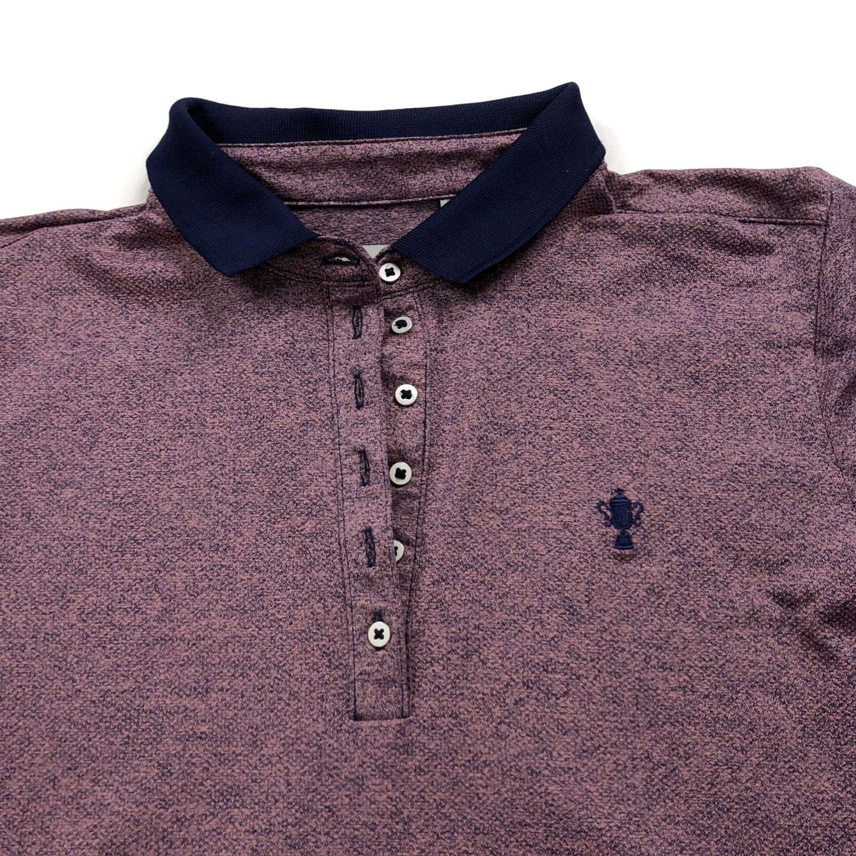 KJUS KJUS Polo Long Sleeve Pullover Button Top Pink Blue Womens L UPF 30 40 Knit Polyester Spandex Casual Shirt Size L / US 10 / IT 46 - 2 Thumbnail