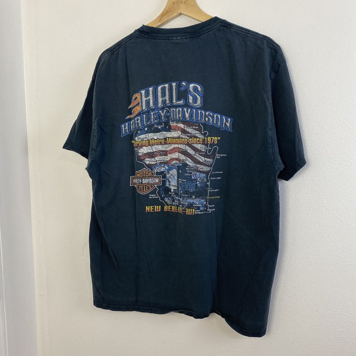 Harley Davidson Vintage Harley Davidson T Shirt L New Berlin Wisconsin Size US L / EU 52-54 / 3 - 3 Thumbnail