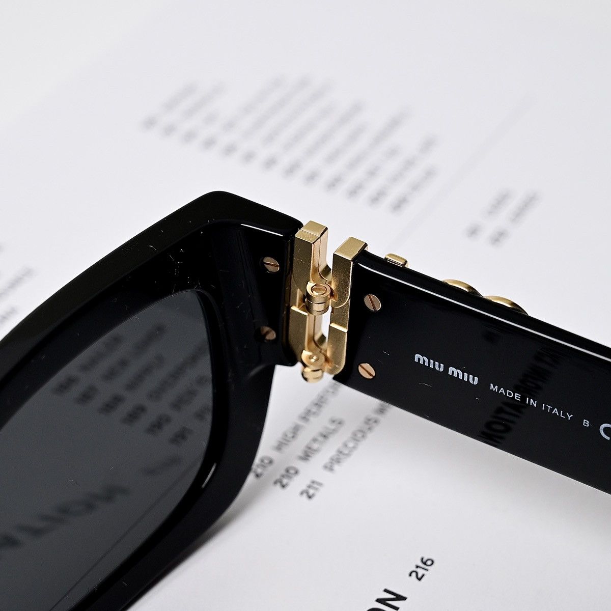 Miu Miu MIU MIU 0MU 09WS SUNGLASSES Size ONE SIZE - 6 Thumbnail