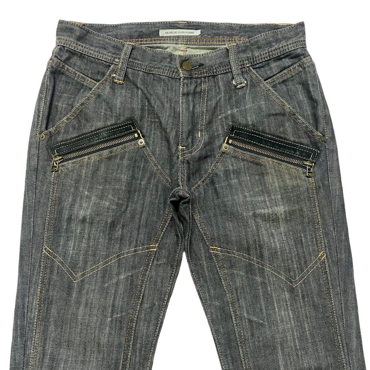 Michel Klein MK Michel Klein Homme Denim Flare Double knee Jeans Size US 30 / EU 46 - 3 Thumbnail