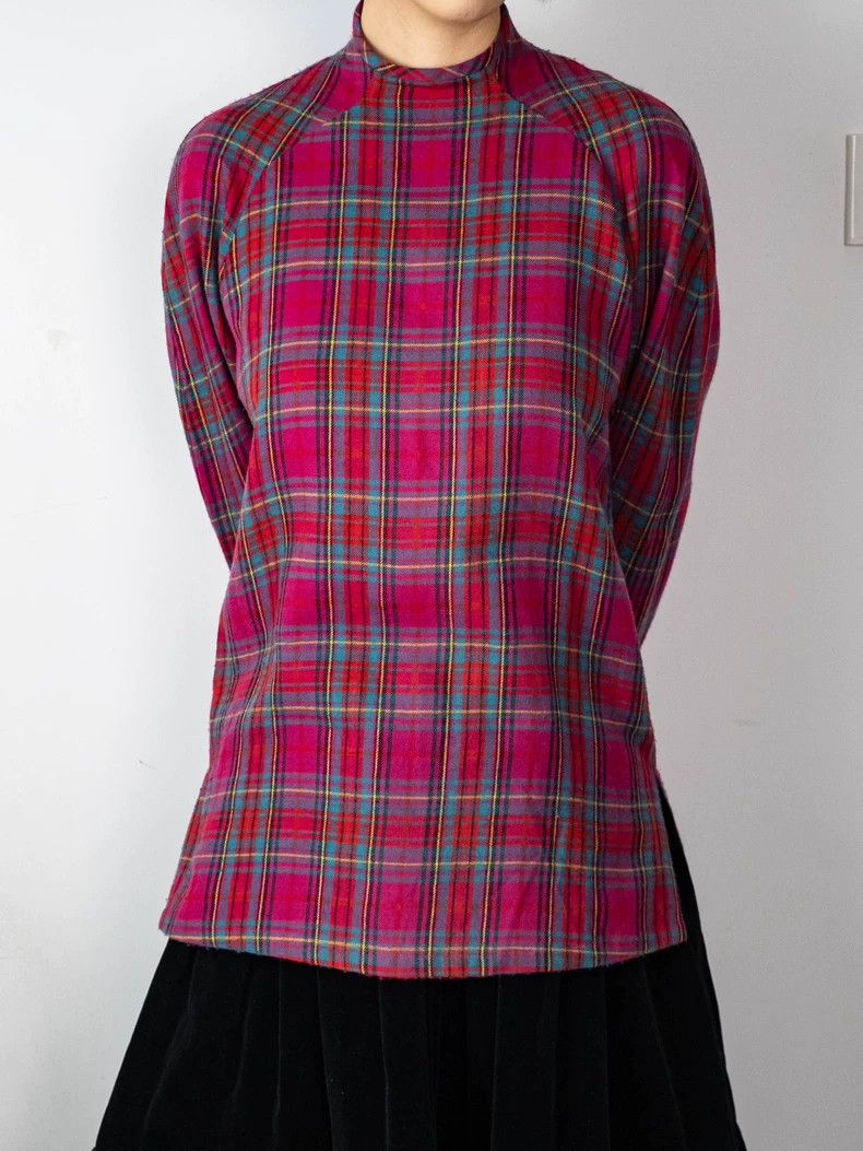 Kenzo KENZO Pink checkered wool sweater vintage Size M / US 6-8 / IT 42-44 - 5 Thumbnail