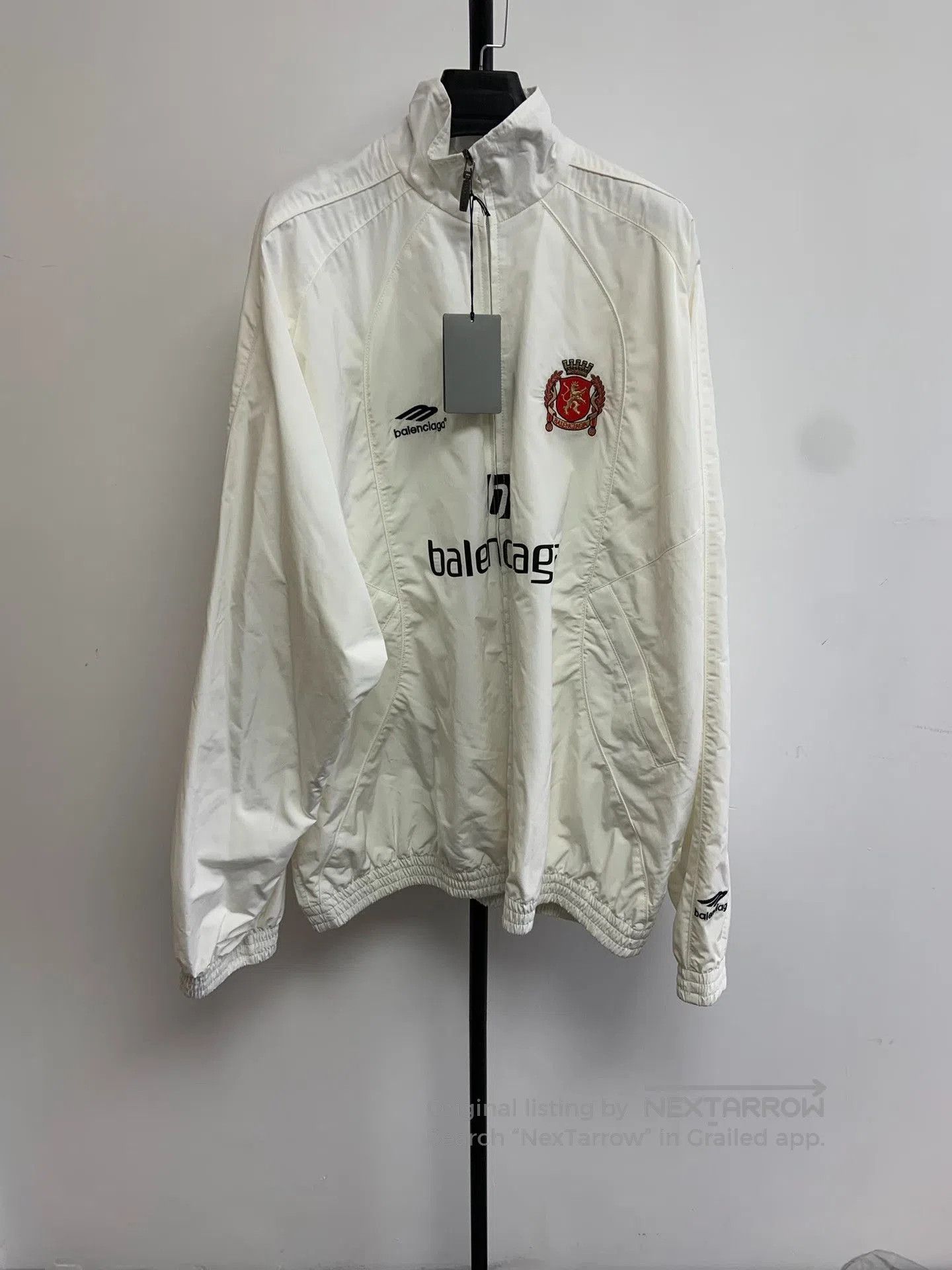 Balenciaga Balenciaga Logo Print Stand Collar Jacket Men's. Size US M / EU 48-50 / 2 - 1 Thumbnail