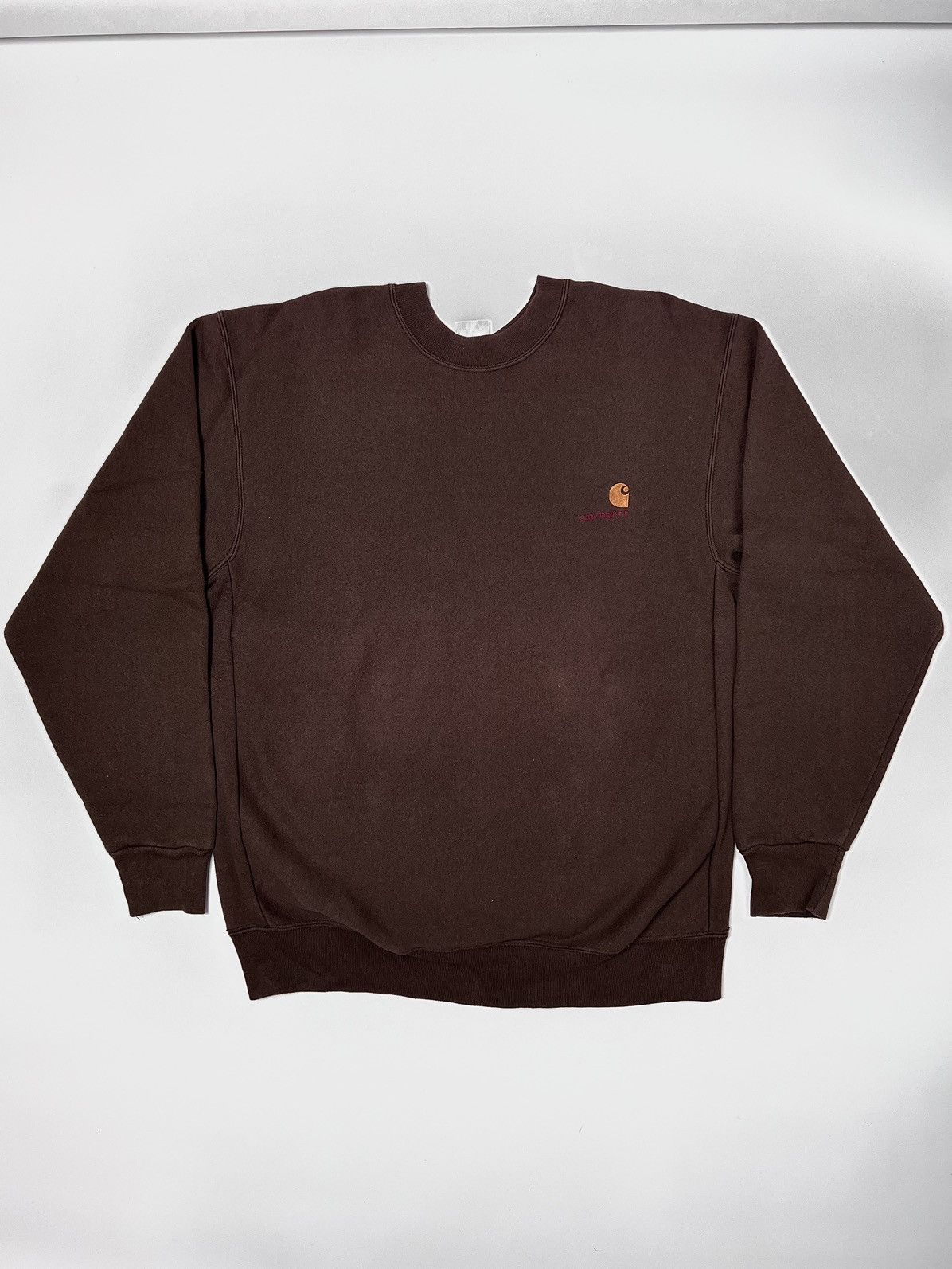 Carhartt 1980s Carhartt Brown Sweatshirt 80s Vintage Oakley Stussy Size US XL / EU 56 / 4 - 6 Thumbnail