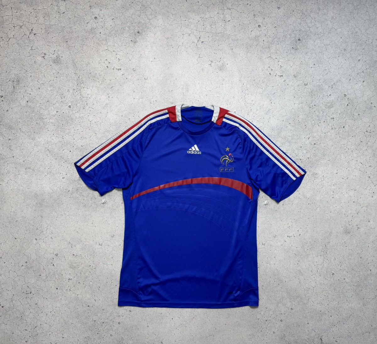 Adidas Adidas France Football Team Vintage 2007/2008 Soccer Jersey Size US S / EU 44-46 / 1 - 1 Thumbnail