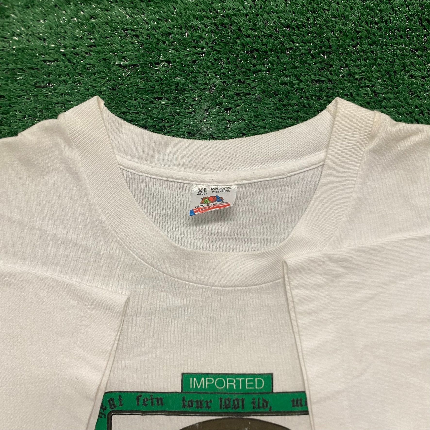 Grateful Dead Vintage 90s Jerry Garcia Jagermeister Single Stitch Band Tee Size US XL / EU 56 / 4 - 5 Thumbnail