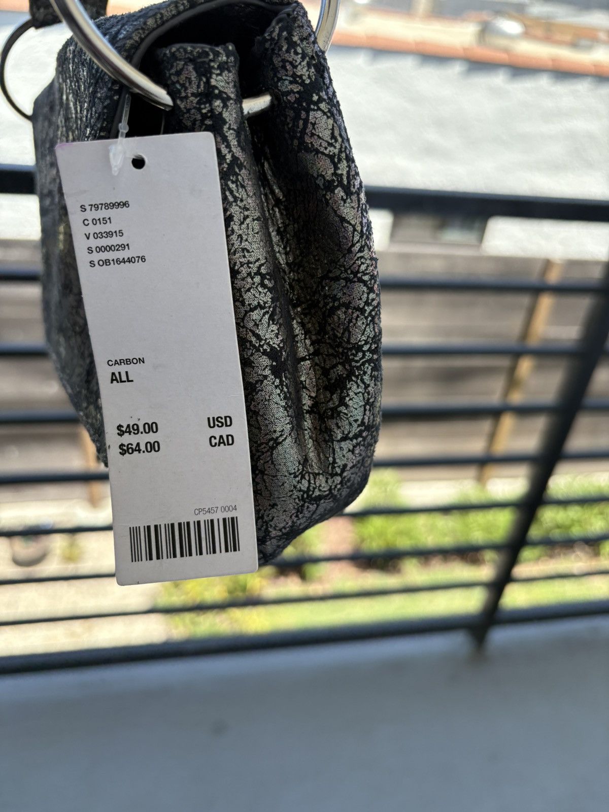 Urban Outfitters Urban outfitter Black and silver vintage shoulder bag Size ONE SIZE - 2 Thumbnail