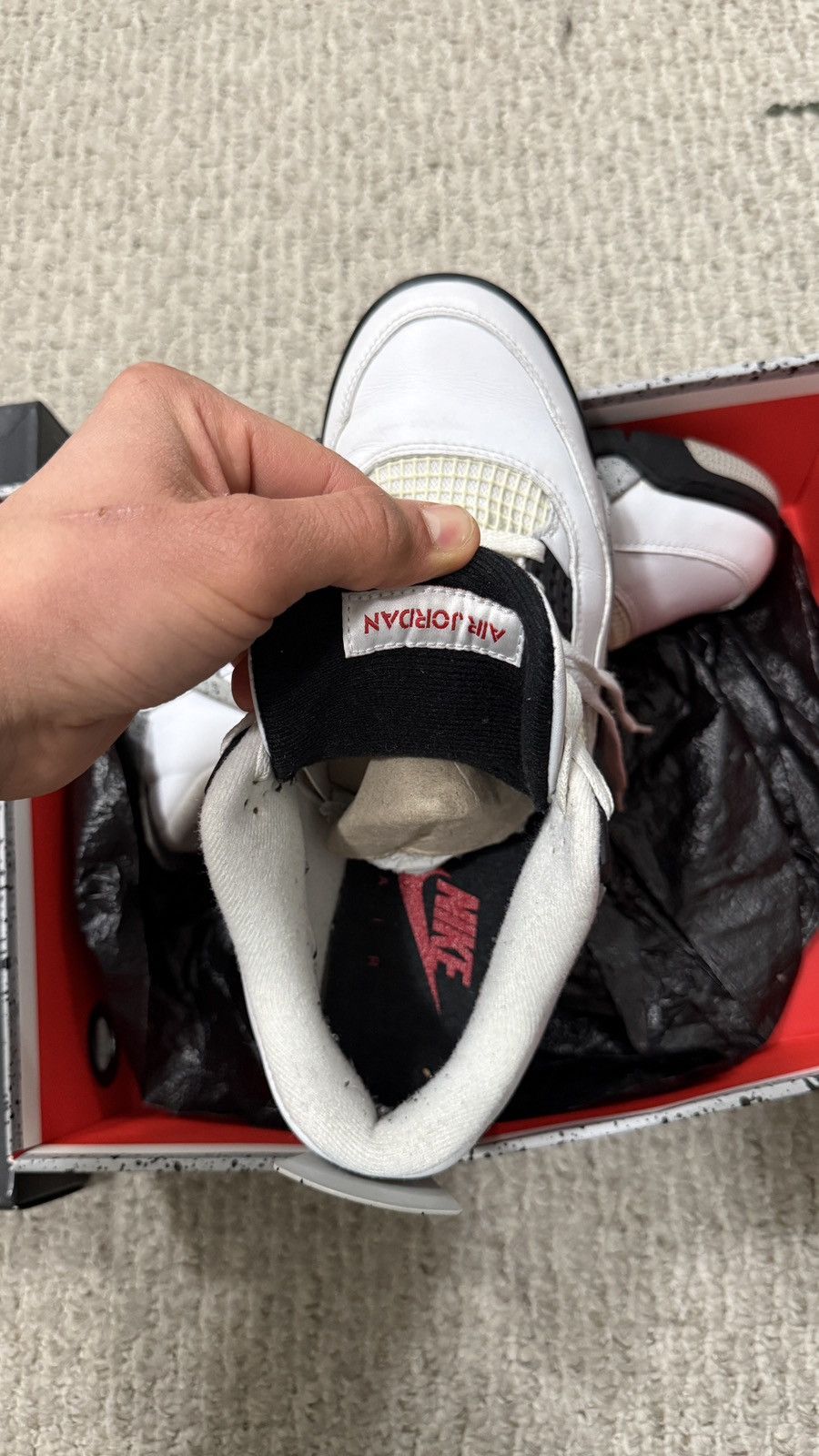 Jordan Brand Jordan Cement 4’s / OG Pair Size US 9.5 / EU 42-43 - 4 Thumbnail
