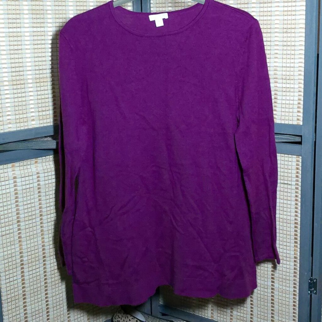 J. Jill J Jill Fuschia Lightweight Sweater Size M / US 6-8 / IT 42-44 - 1 Thumbnail