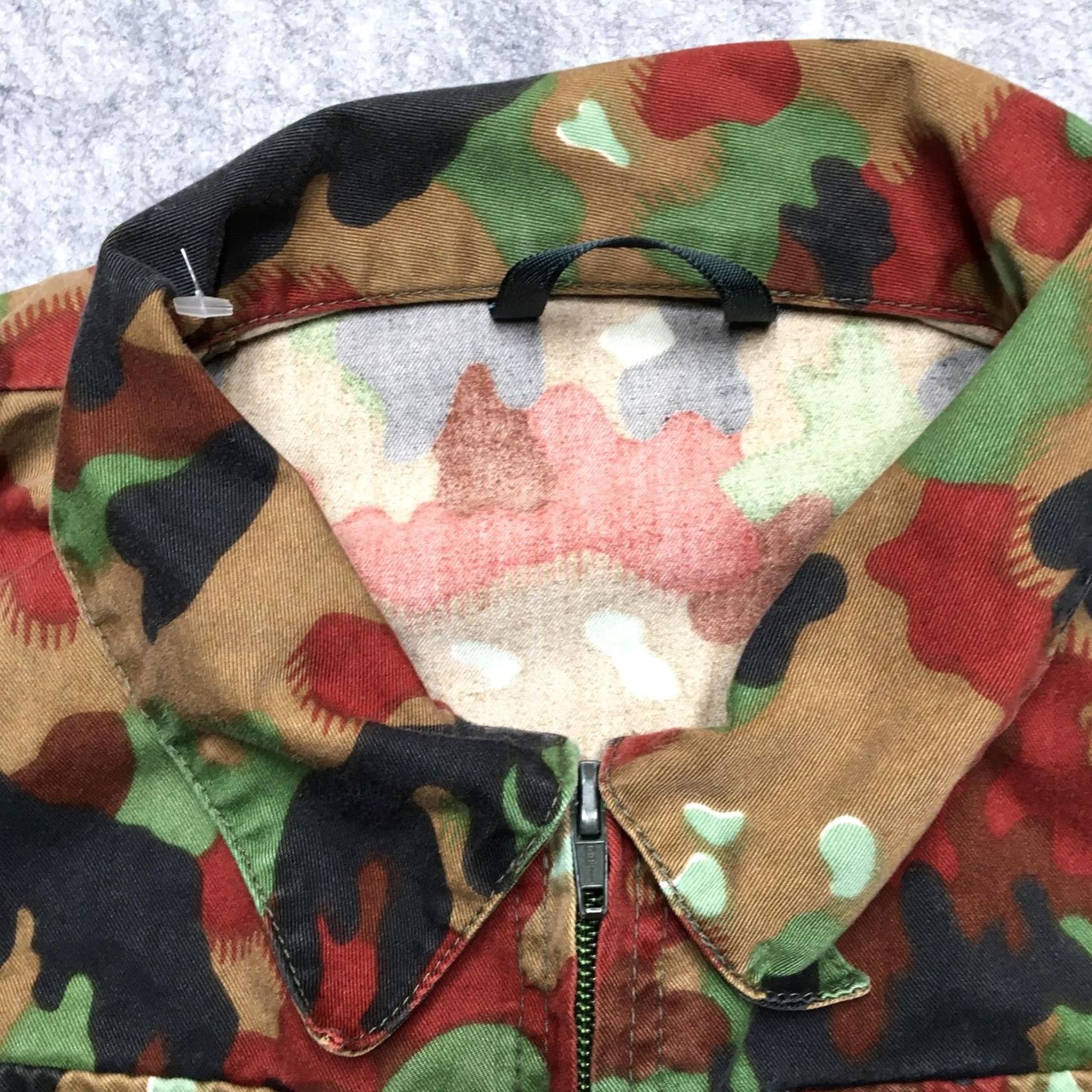 Vintage VINTAGE German Military Jacket Mens M Camouflage Zip Front Cotton Blend 80s Size US M / EU 48-50 / 2 - 6 Thumbnail