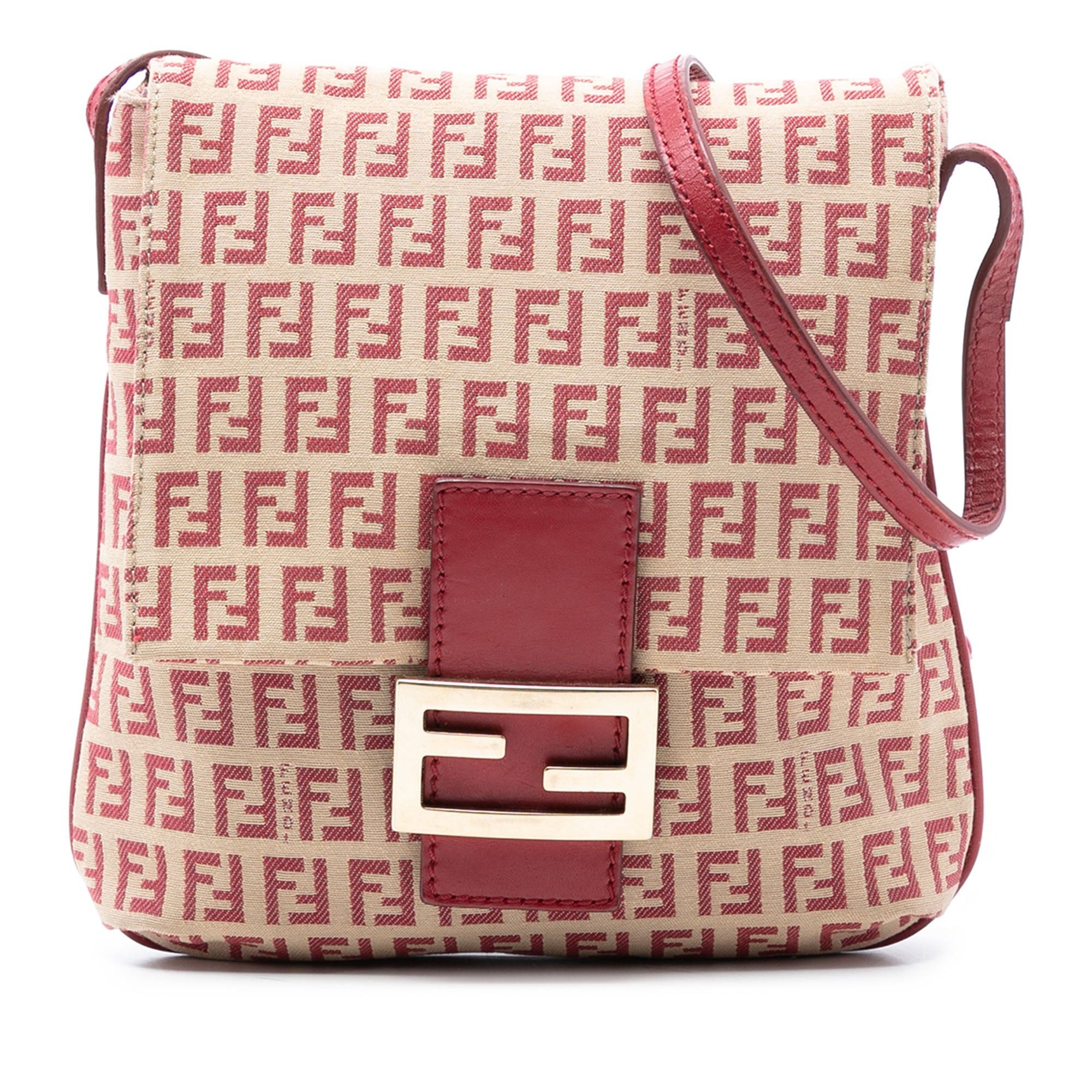 Fendi Zucchino Canvas Flap Crossbody Size ONE SIZE - 1 Thumbnail