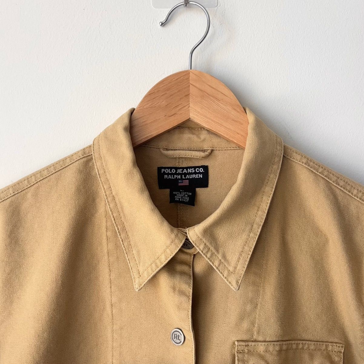 Polo Ralph Lauren Vintage Polo Jeans Co RL67 Canvas Chore Coat Workwear Size US L / EU 52-54 / 3 - 6 Thumbnail