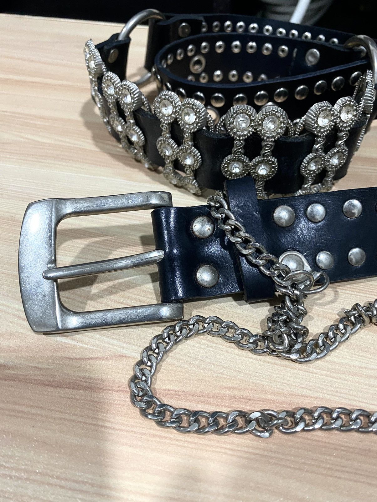 Japanese Brand 🔥SALE🔥Studded Gothic Bondage Belt inspired BB SIMON Size ONE SIZE - 7 Thumbnail